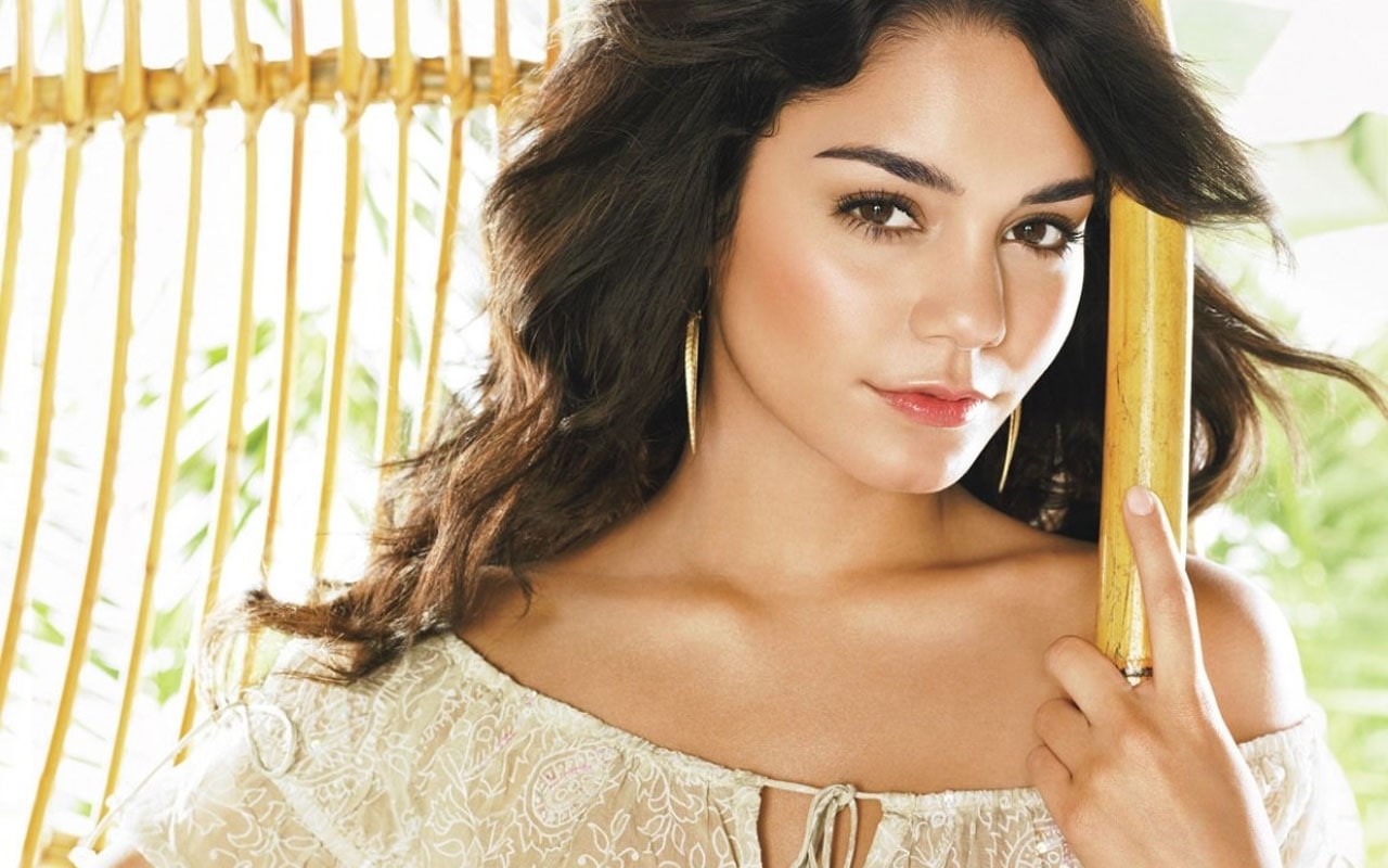 shiny eyes, hudgens, 720P, shiny, long, vanessa hudgens, vanessa, hair, long hair, beauty, eyes, HD Wallpaper