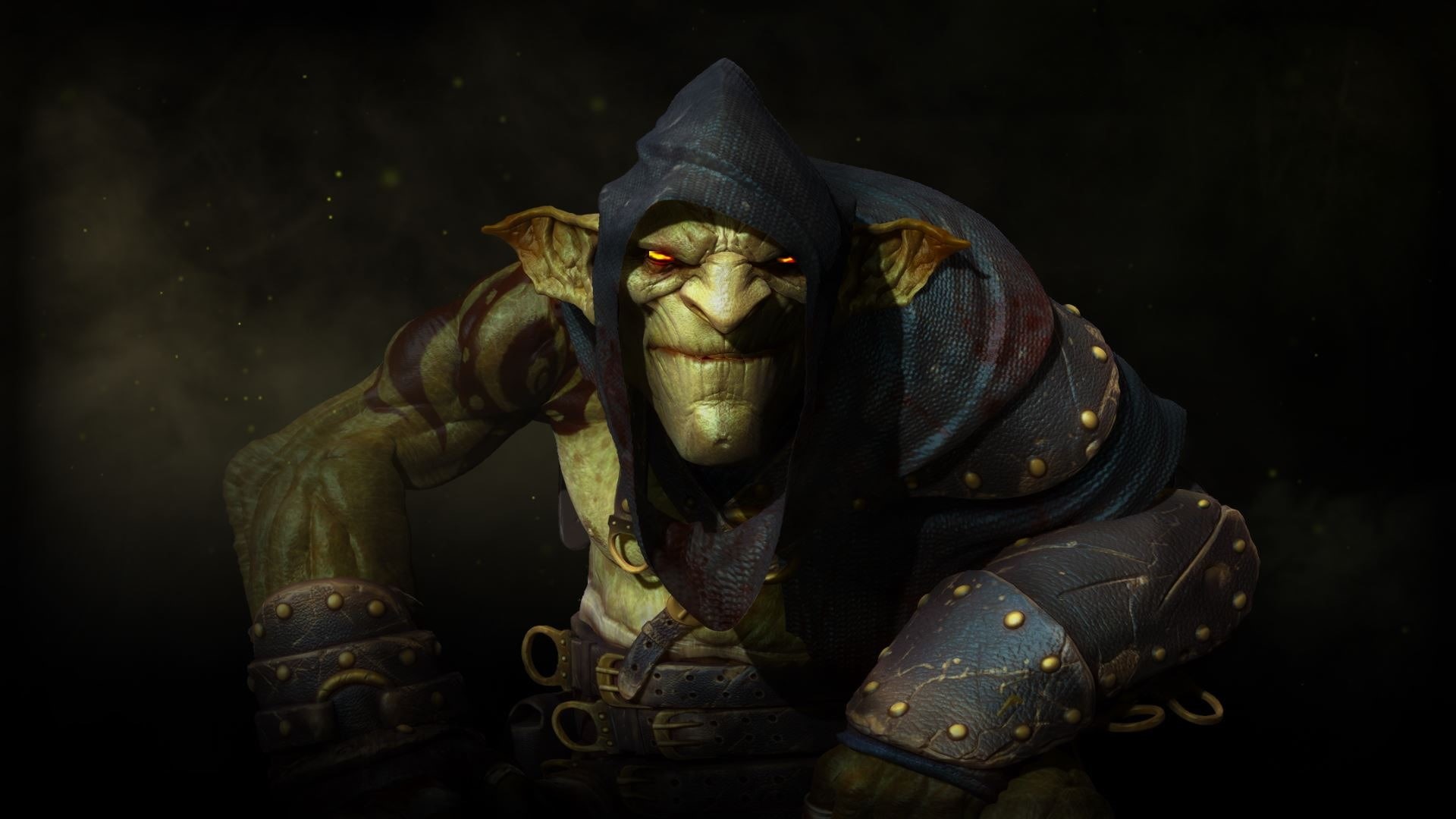 Focus Home Interactive, green, Goblin, Styx: Master of Shadows, tattoo, Cyanide Studio, Master of shadows, hood, 1080P, armor, HD Wallpaper