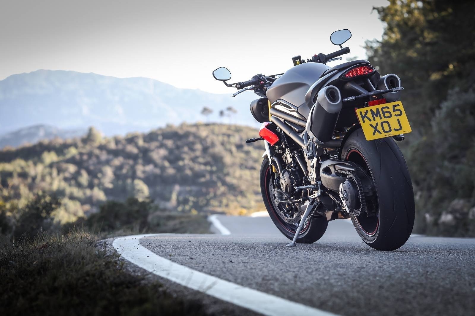 one person, motion, day, transportation, Vehicle, mode of transportation, triumph street triple r, silver, bicycle, stationary, journey, non-urban scene, HD Wallpaper