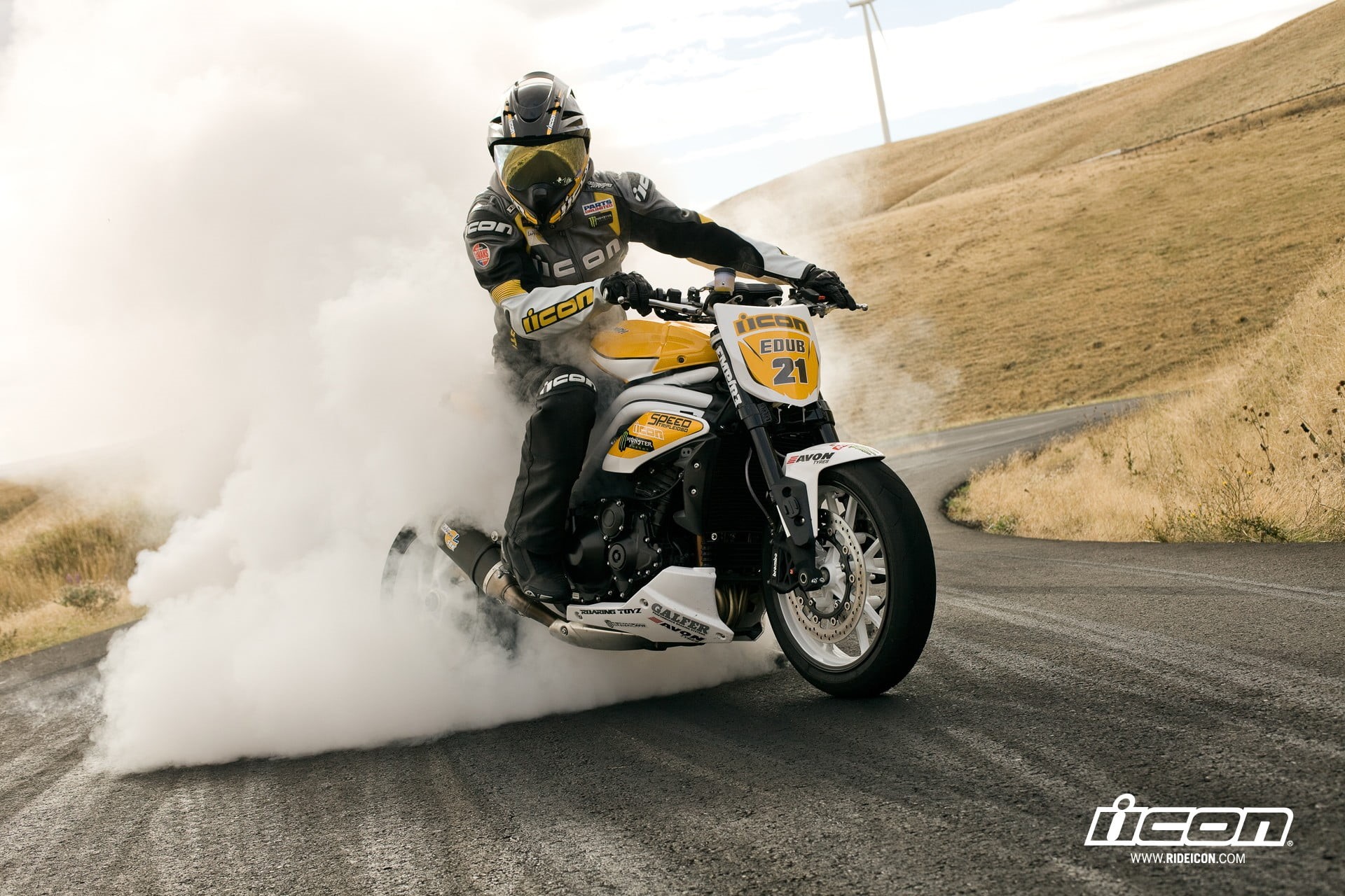 road, black, transportation, day, speed, motion, extreme sports, Triumph, drift, sports helmet, mode of transportation, sport, land vehicle, bike, 1080P, HD Wallpaper