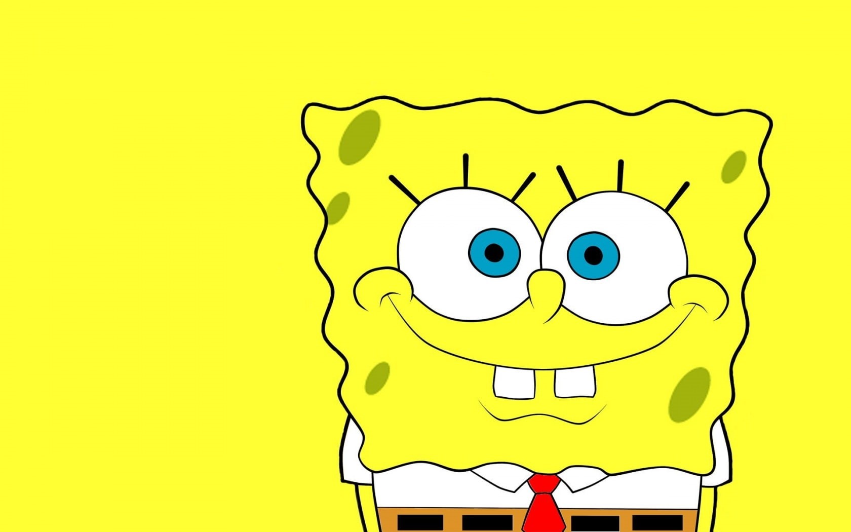 cartoons, 720P, tooth, face, rectangle, spongebob, yellow, HD Wallpaper