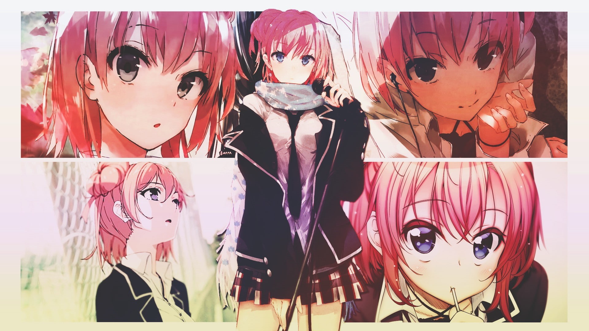 1080P, Yahari Ore no Seishun Love Comedy wa Machigatteiru, Yuigahama Yui, anime girls, HD Wallpaper