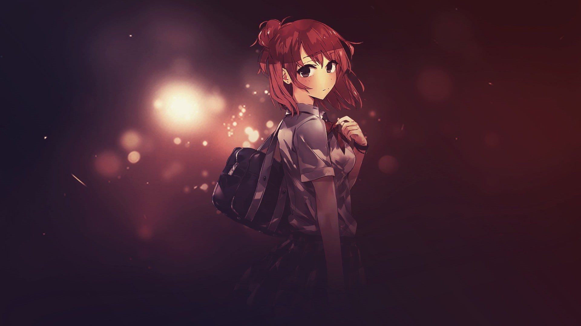 rock music, adult, Yahari Ore no Seishun Love Comedy wa Machigatteiru, studio shot, standing, illuminated, stage, fashion, copy space, beauty, young adult, HD Wallpaper