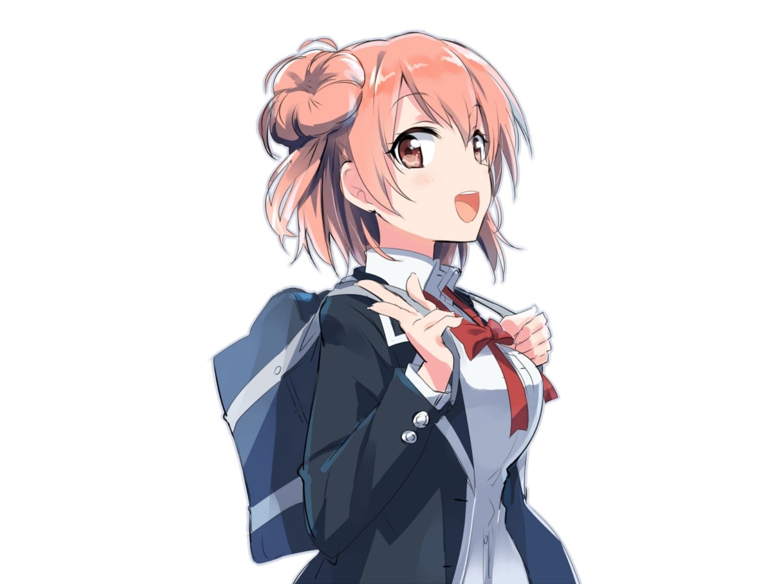 720P, anime girls, Yuigahama Yui, Yahari Ore no Seishun Love Comedy wa Machigatteiru, HD Wallpaper