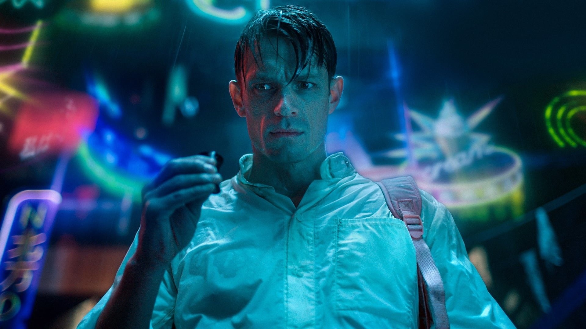technology, indoors, men, communication, wireless technology, illuminated, adult, Altered Carbon, headshot, scientist, young adult, TV Show, portrait, front view, HD Wallpaper