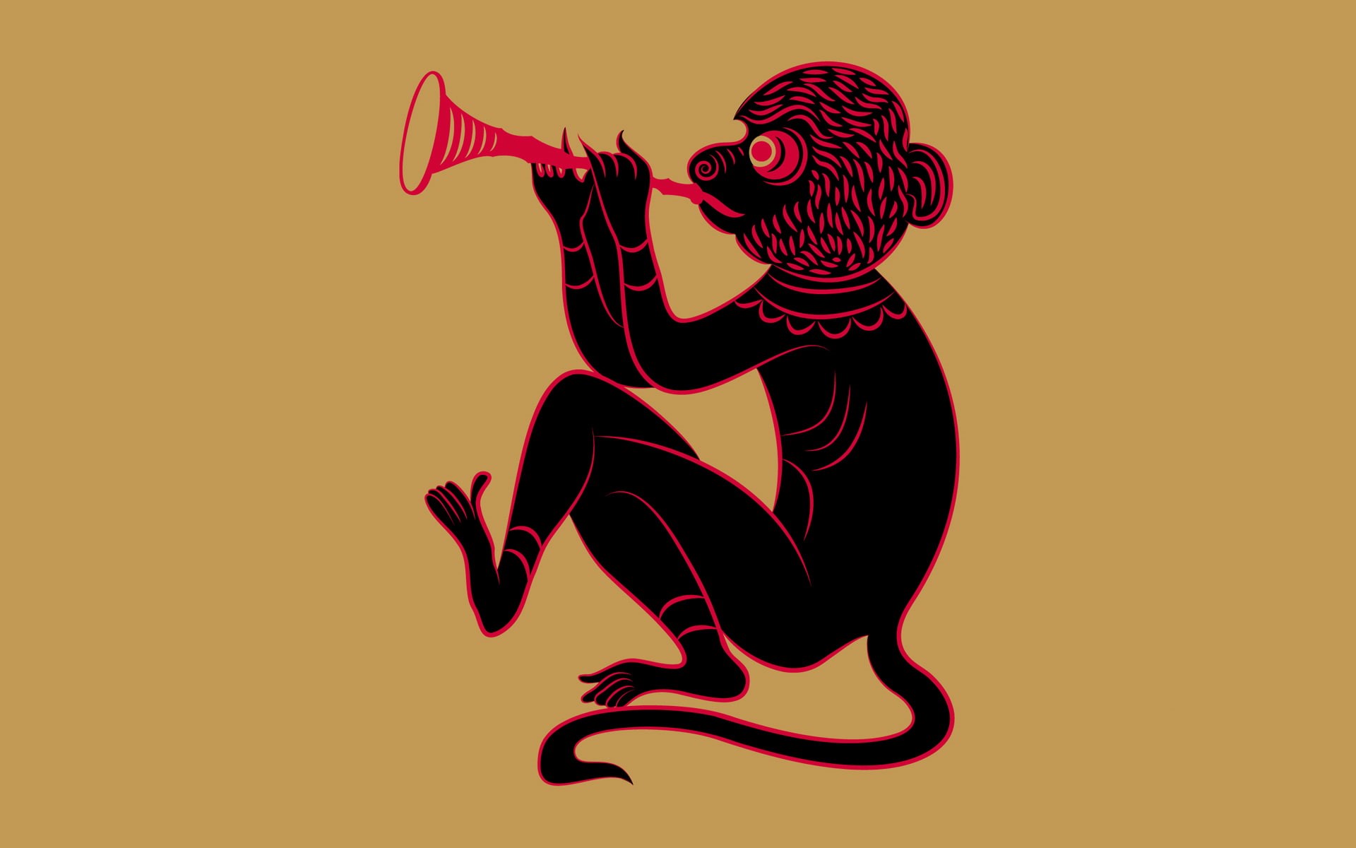 Zune, zodiac, 1080P, monkey, HD Wallpaper
