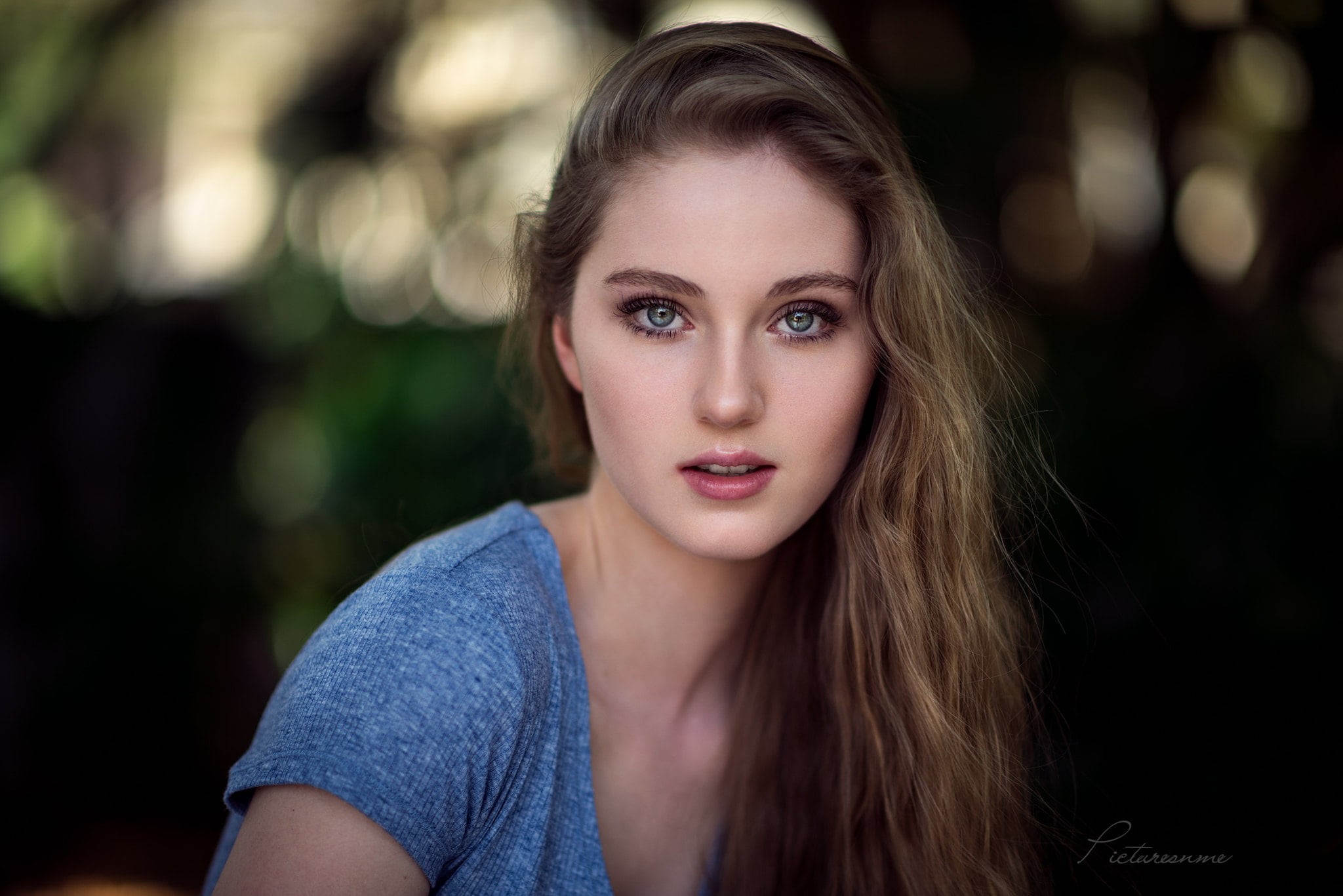 hairstyle, blonde, contemplation, beautiful woman, real people, hair, beauty, focus on foreground, women, young women, headshot, portrait, front view, 1080P, HD Wallpaper
