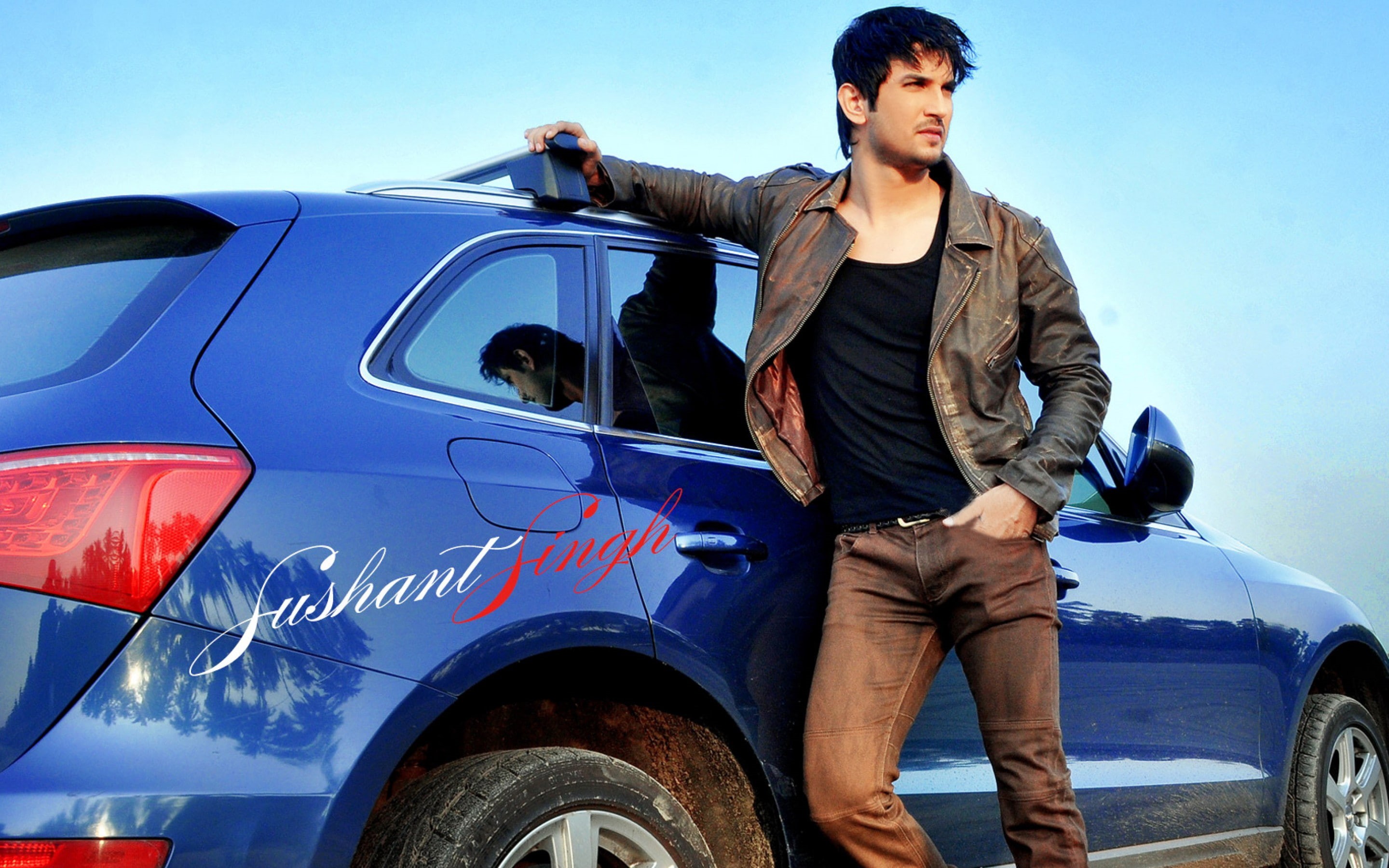 photoshoot, car, singh, rajput, 2K, sushant, HD Wallpaper