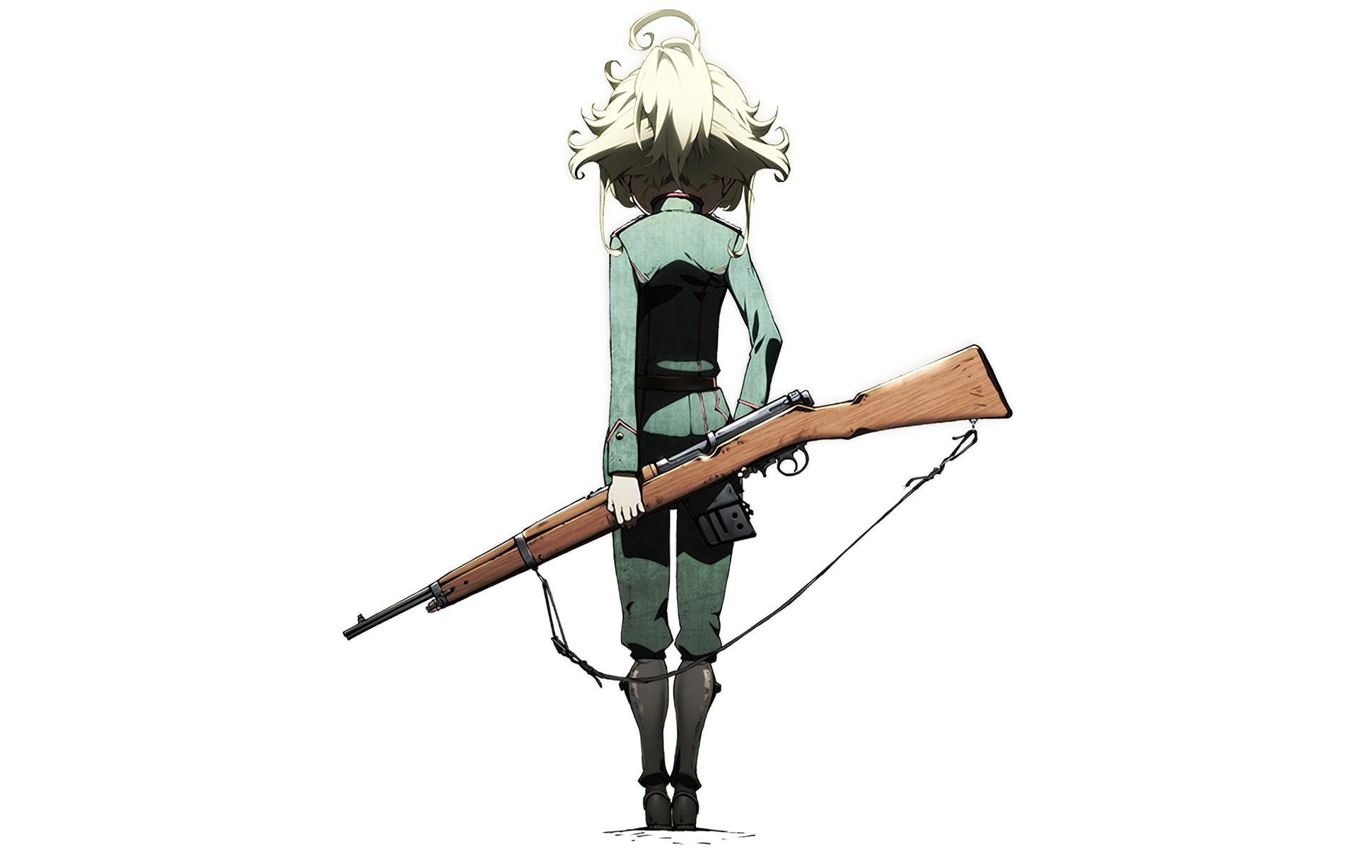 1080P, Tanya Degurechaff, Youjo Senki, anime girls, HD Wallpaper