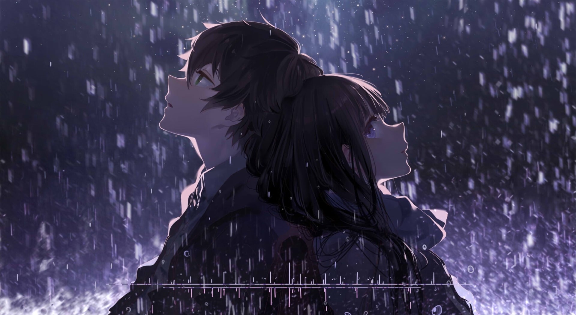 Hōtarō Oreki, Eru Chitanda, 1080P, Hyouka, Anime, HD Wallpaper
