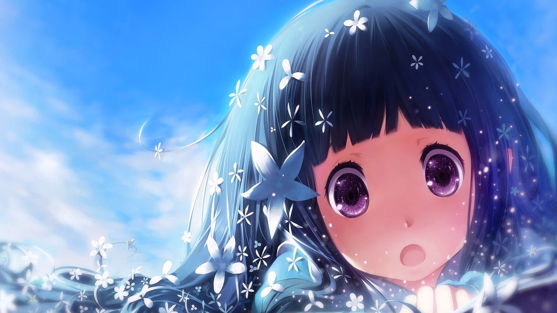 anime girls, Chitanda Eru, 1080P, Hyouka, anime, HD Wallpaper
