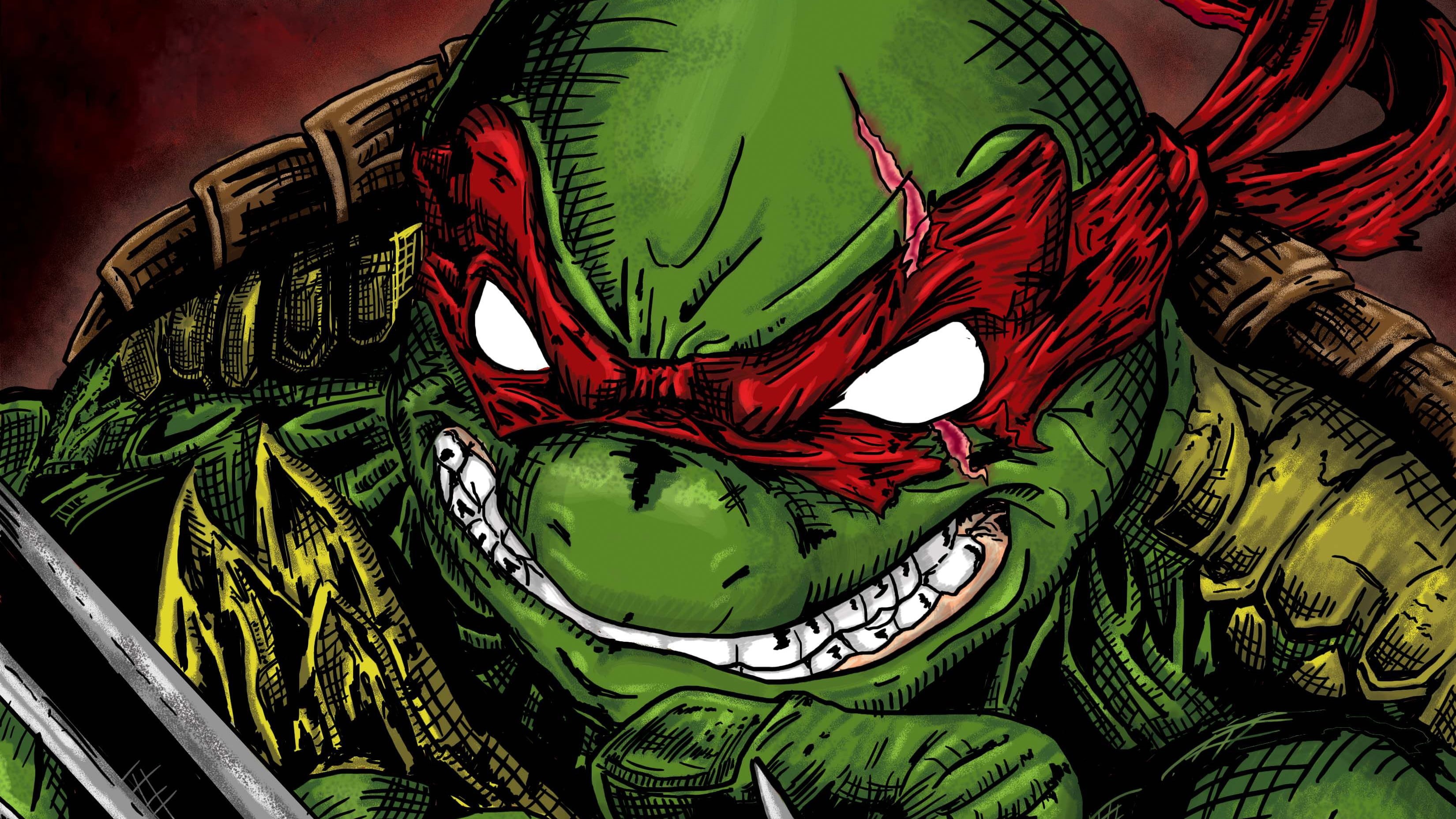 Raphael (TMNT), Teenage Mutant Ninja Turtles, 2K, HD Wallpaper