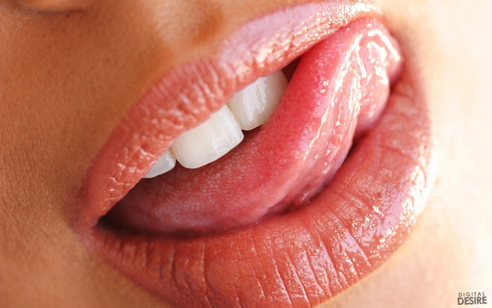human, mouth, lips, closeup, red, licking, 720P, HD Wallpaper