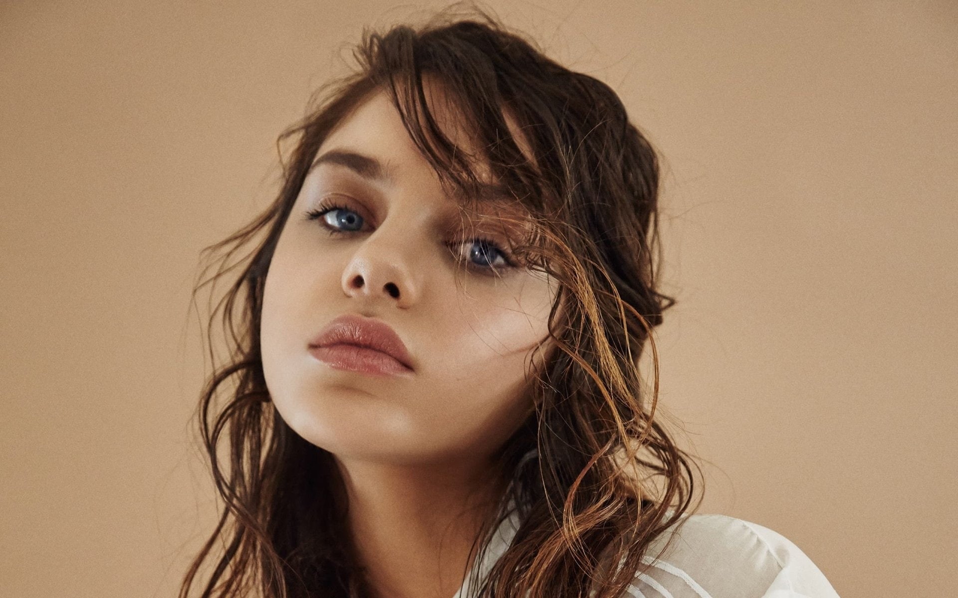 Brunette, Actresses, Blue Eyes, 1080P, Actress, Odeya Rush, Face, HD Wallpaper