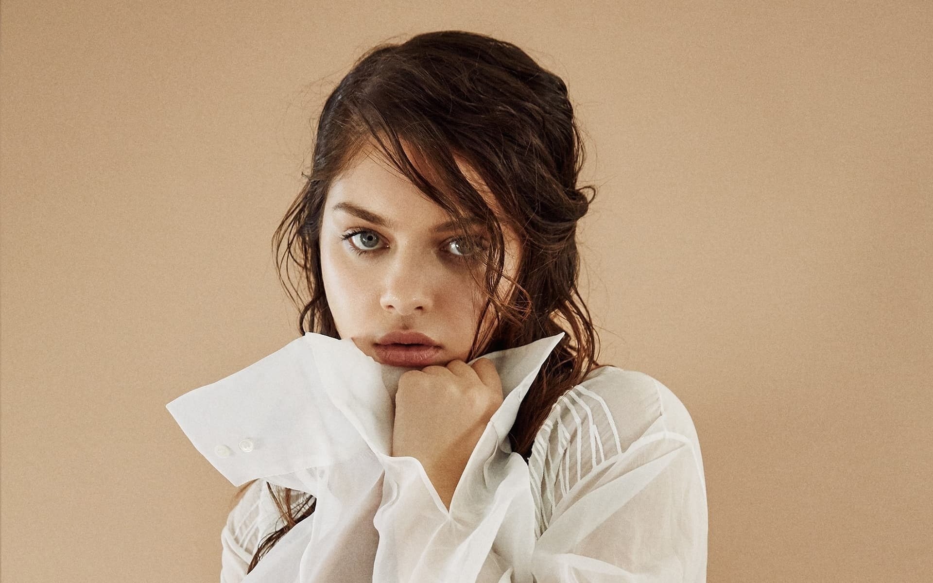Brunette, Blue Eyes, Actresses, Odeya Rush, Actress, 1080P, HD Wallpaper