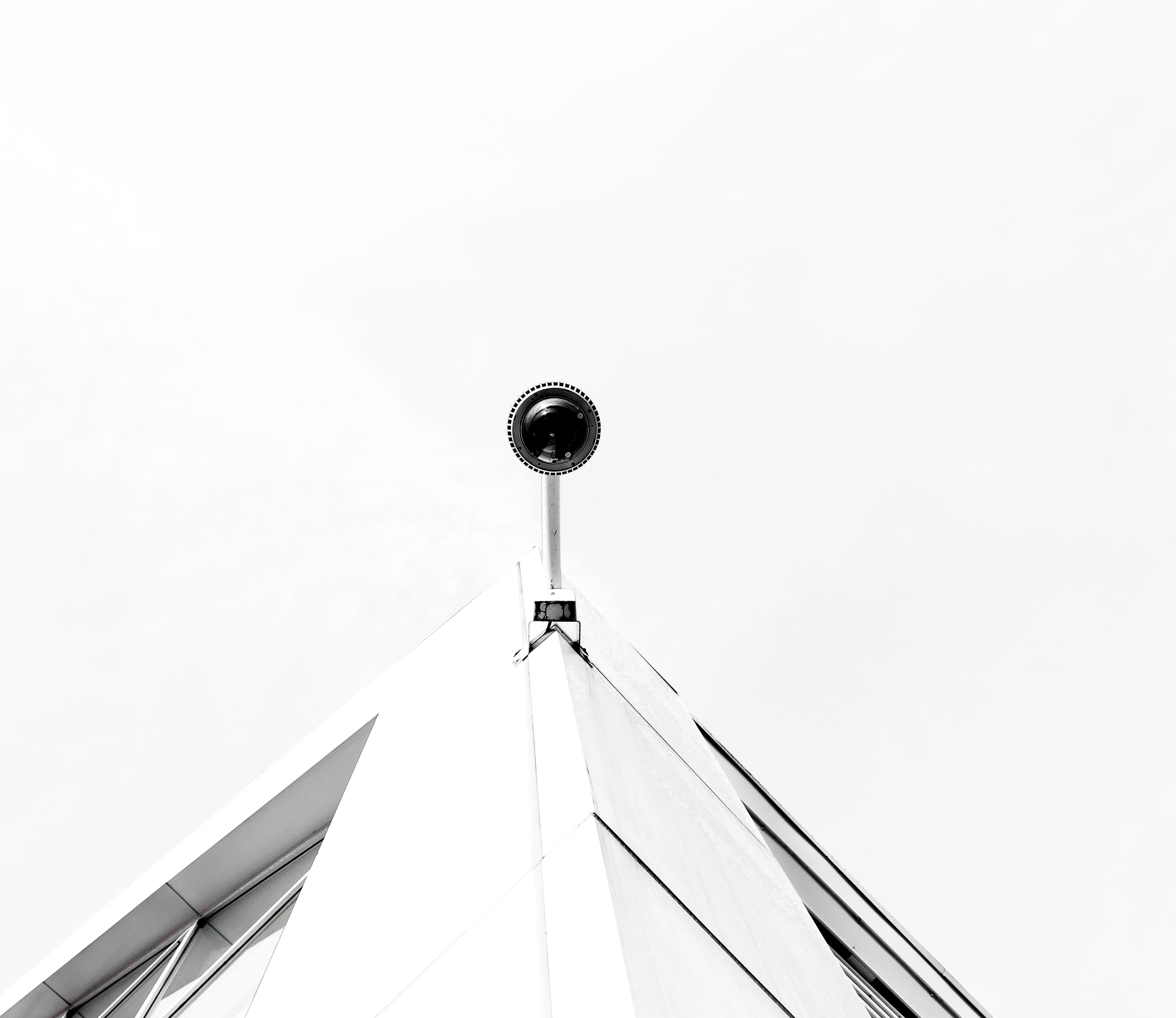 directly below, nature, infuencer, minimal, modern, photographer, safe, minimalism, security camera, canada, city, transportation, visual artist, sky, tall - high, HD Wallpaper