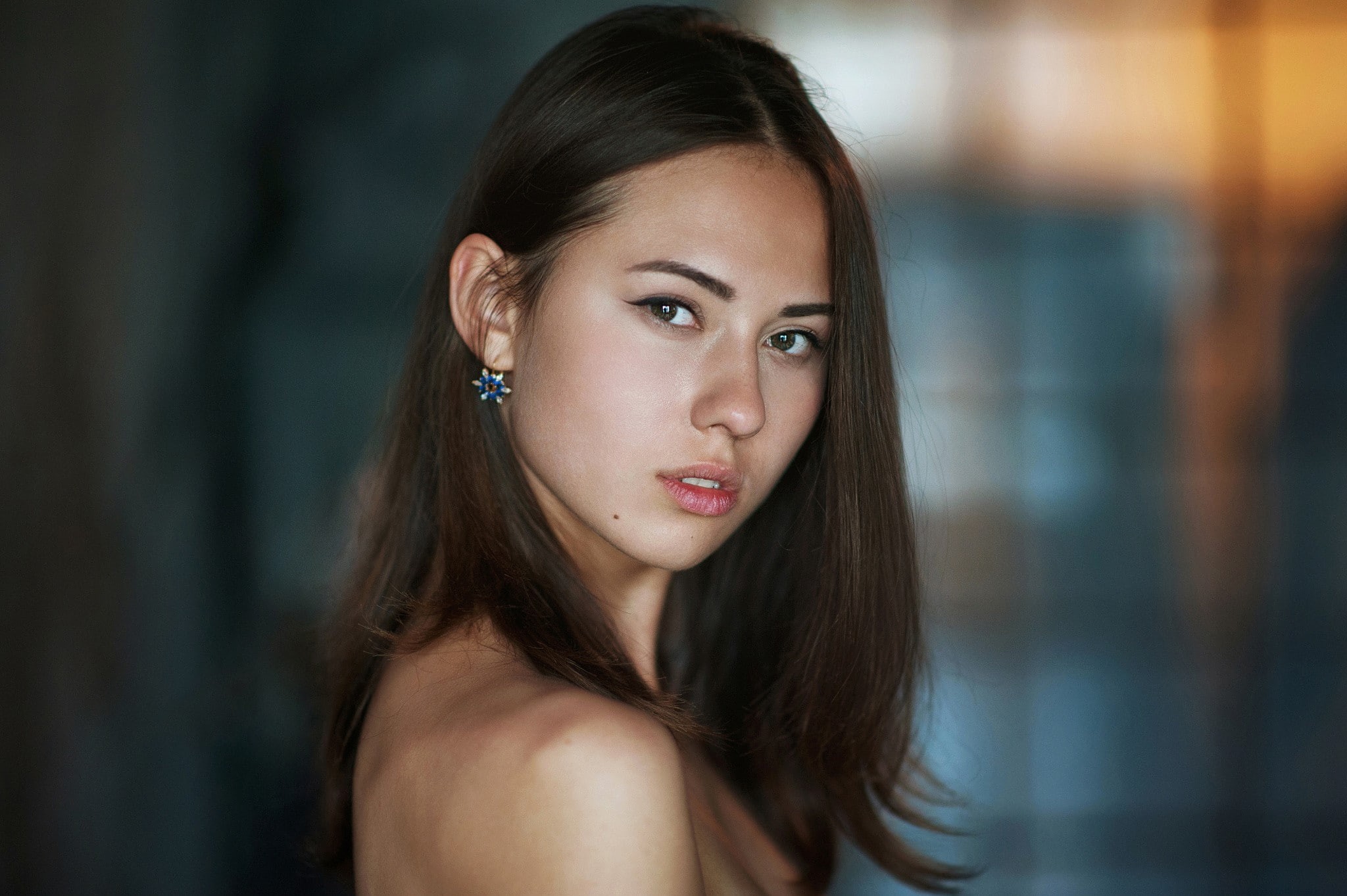 women, 1080P, Catherine Timokhina, face, portrait, HD Wallpaper