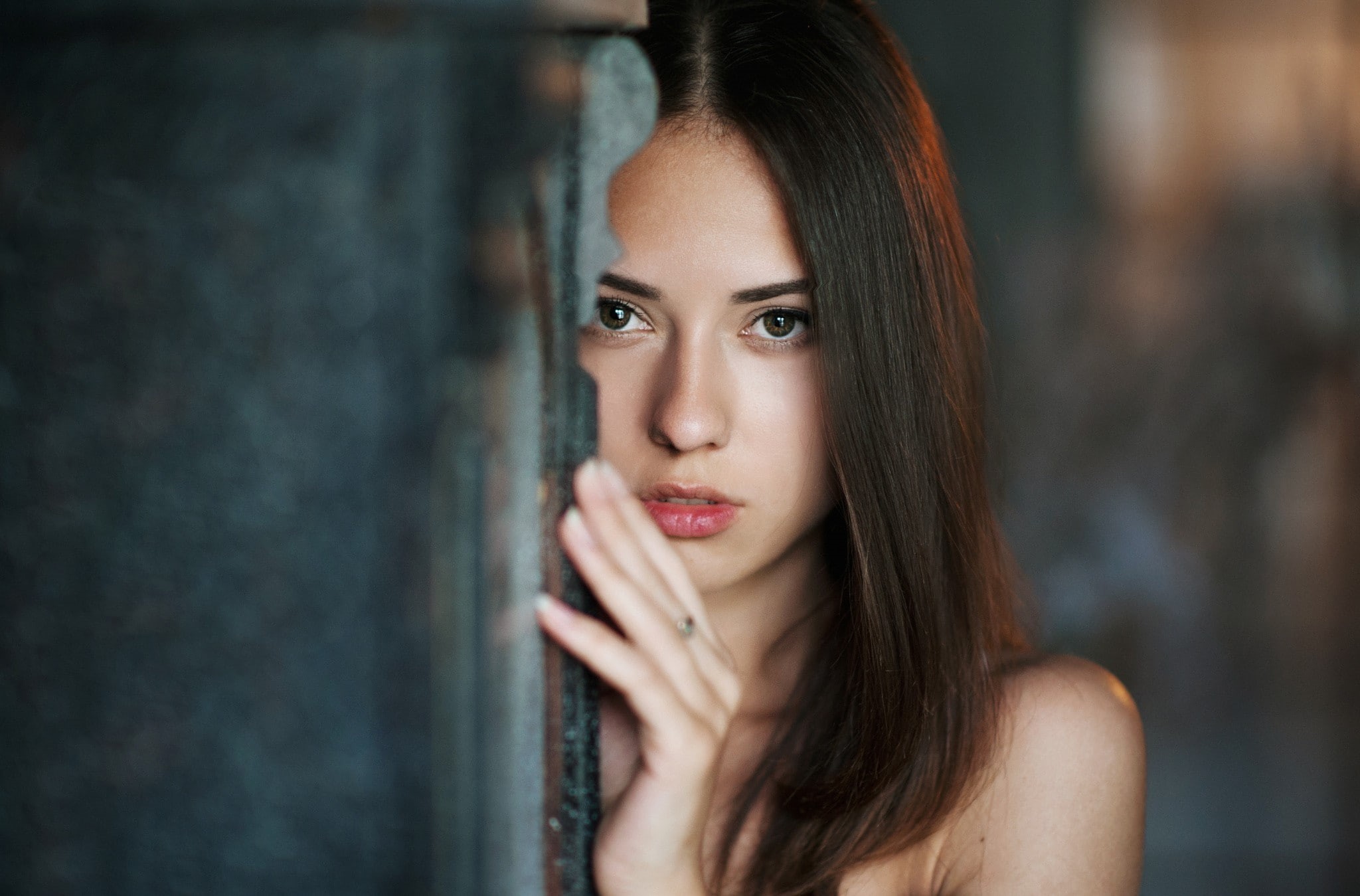1080P, face, portrait, women, Catherine Timokhina, HD Wallpaper