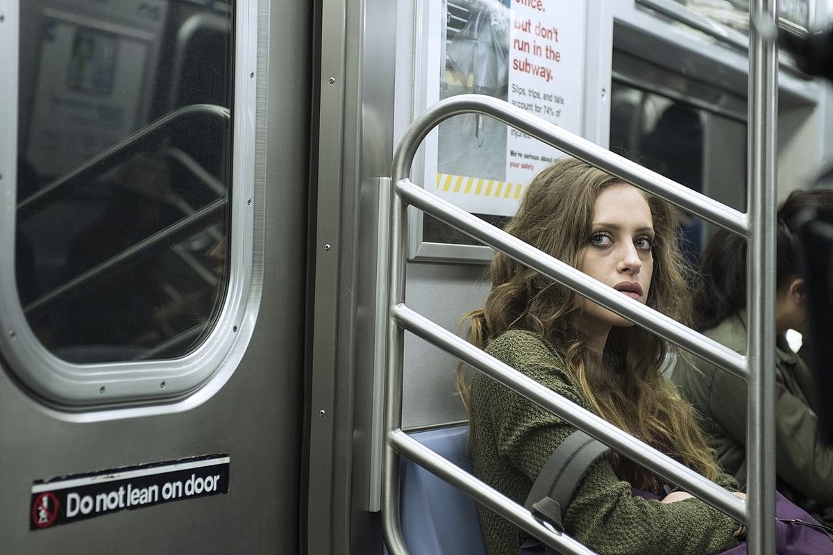 Darlene Alderson, blond hair, travel, hair, craftsman, women, mode of transportation, vehicle interior, subway train, Mr. Robot, transportation, young adult, HD Wallpaper