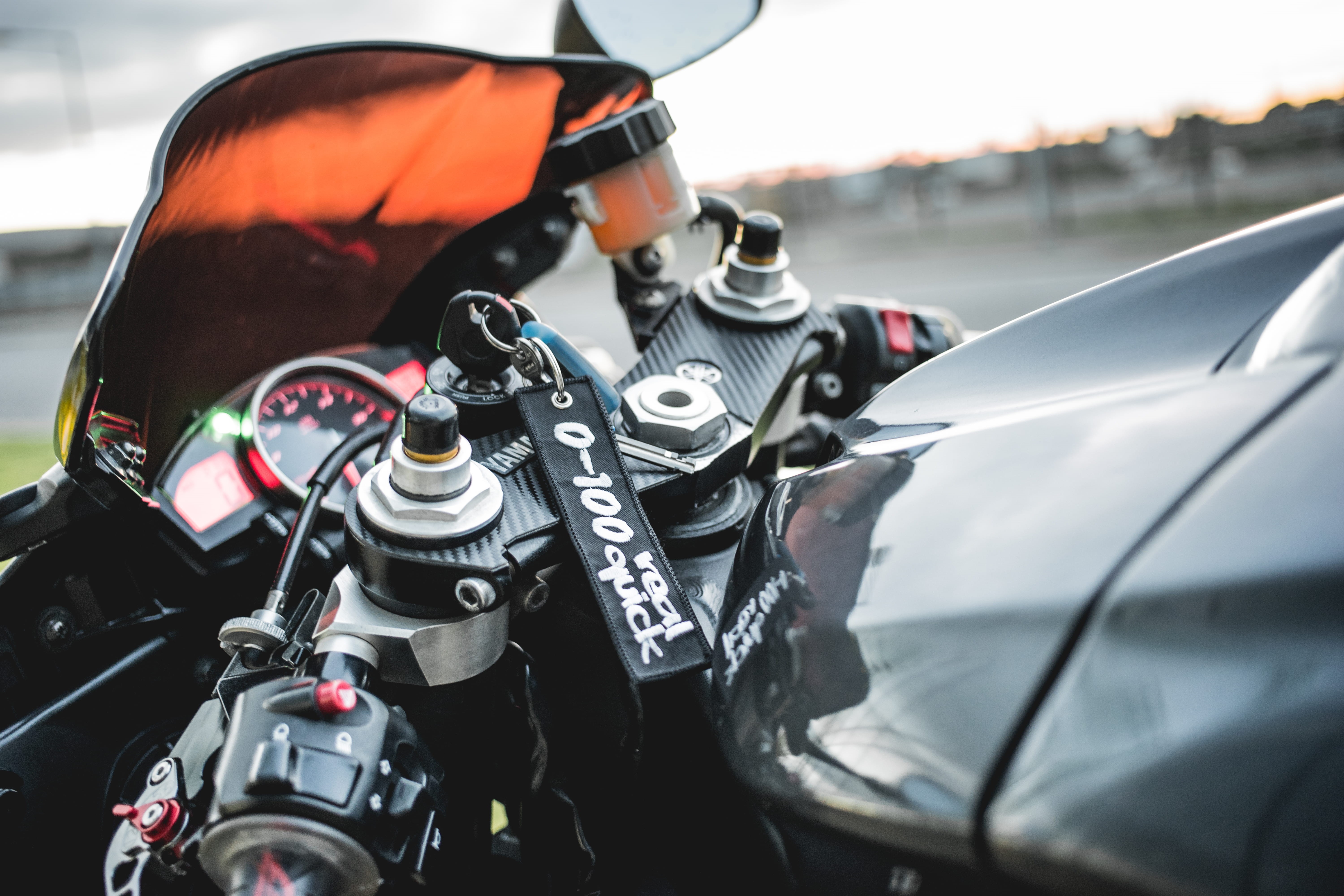 tire, driving, speed, drive, dash, wheel, keyring, bike, land vehicle, transportation, car, outdoors, handlebars, sports race, road, dashboard, motorsport, HD Wallpaper