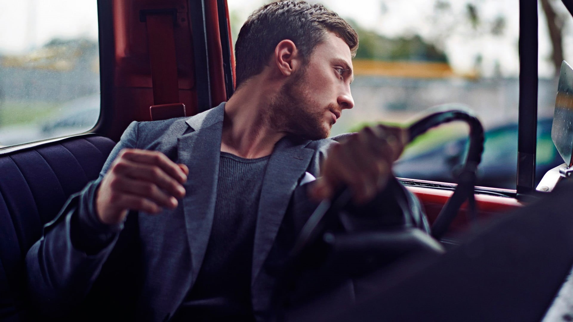 white, business, adult, men outdoors, transportation, city life, mode of transportation, vehicle interior, on the move, car, men, one person, travel, commuter, HD Wallpaper