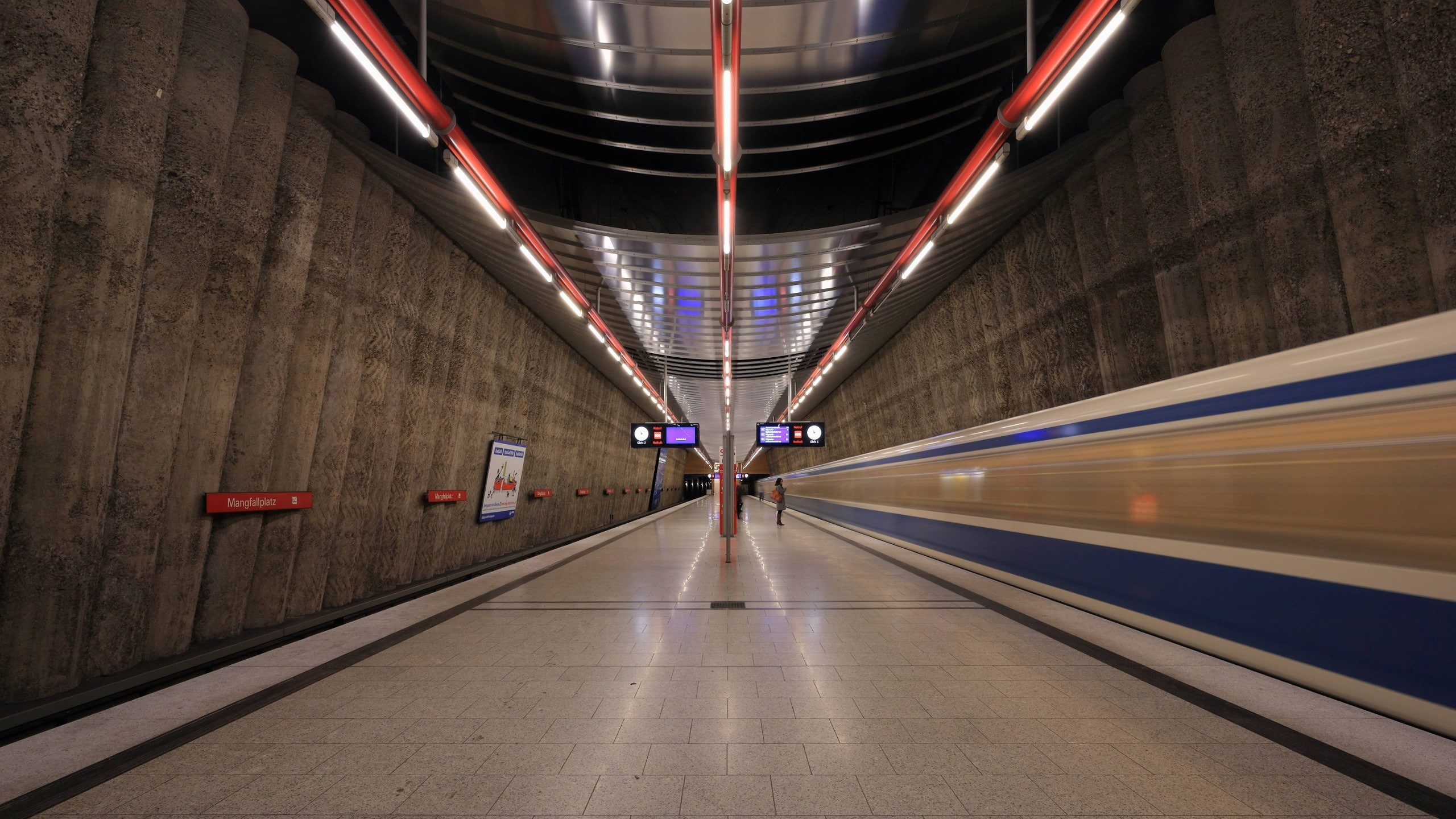train, Germany, 2K, subway, train station, HD Wallpaper