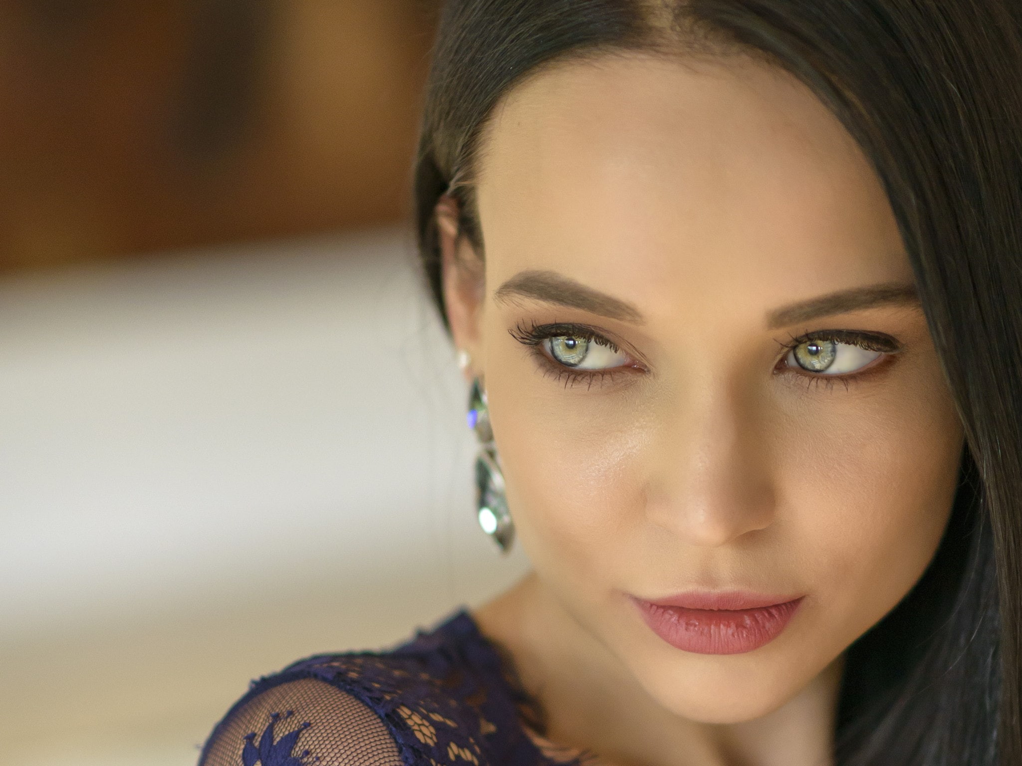 Angelina Petrova, 1080P, portrait, women, face, HD Wallpaper