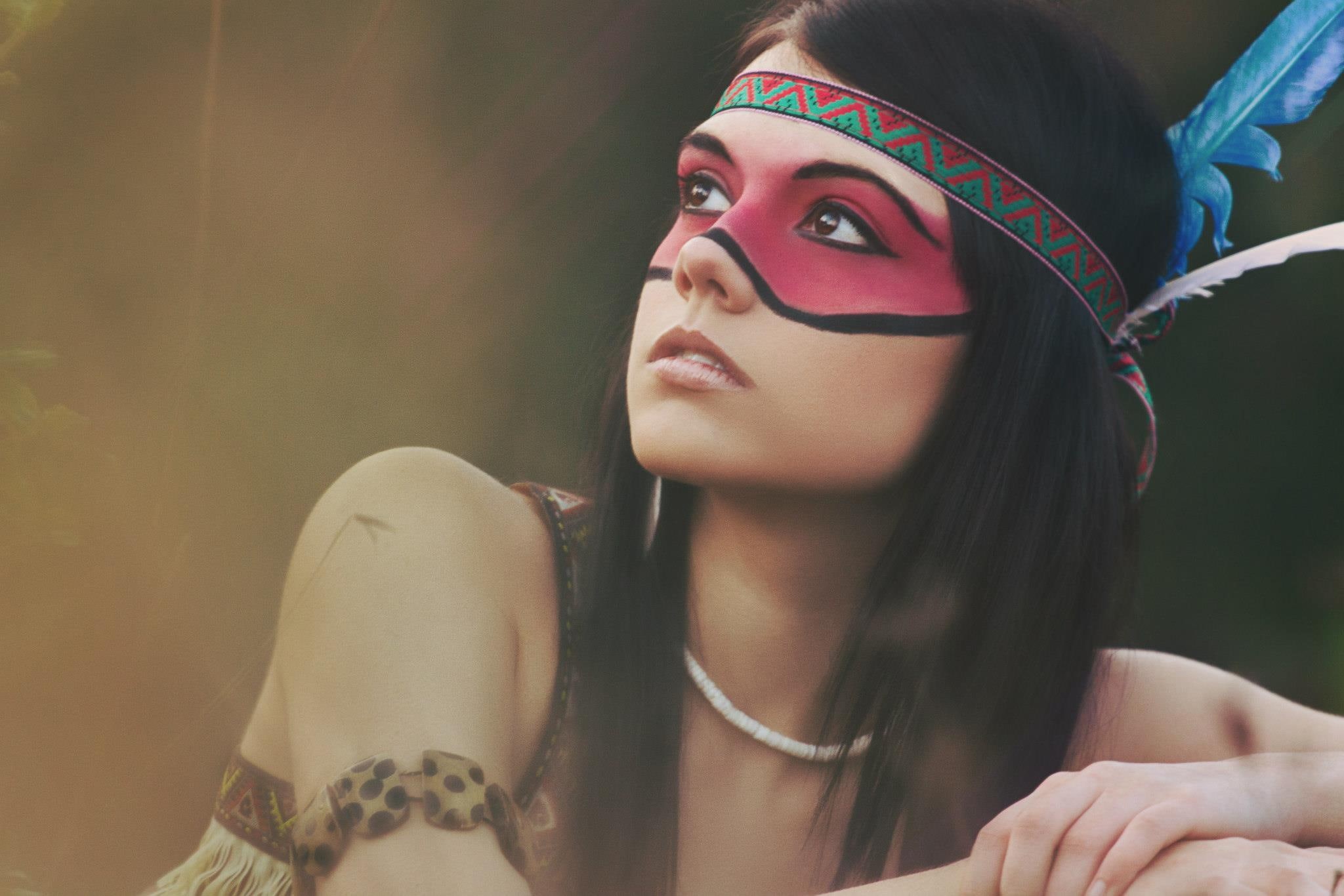 Women, Woman, Brunette, Model, Girl, 1080P, Native American, Brown Eyes, HD Wallpaper