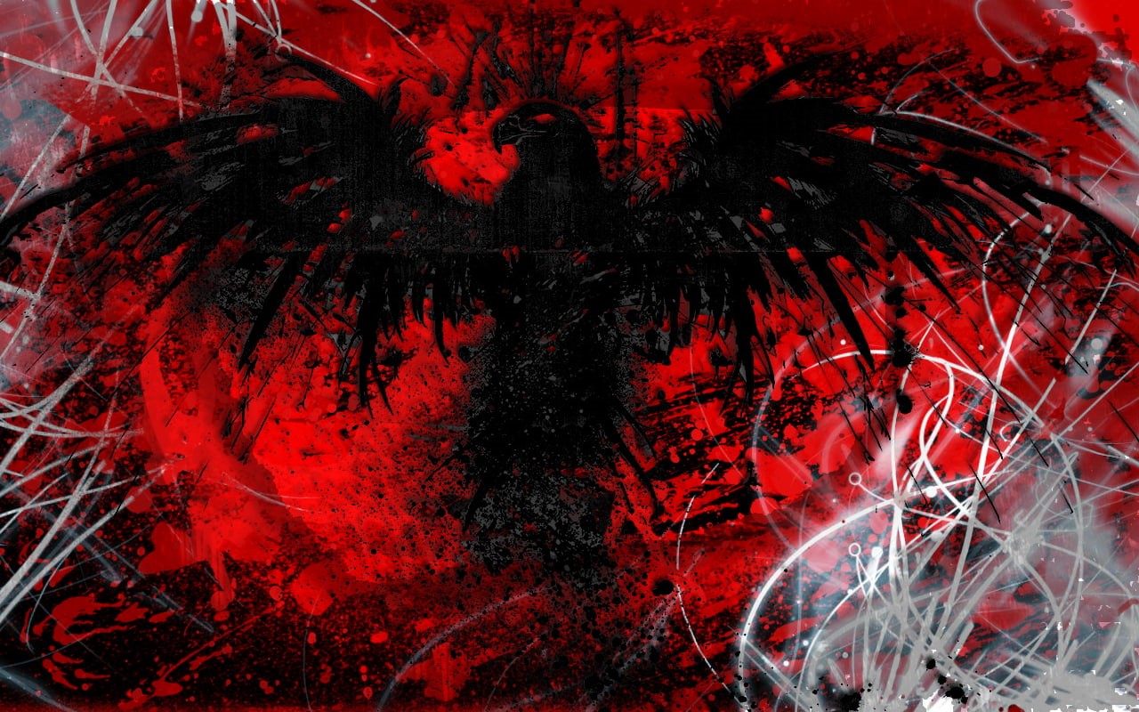 white, fantasy art, full frame, textured, blood, plant, messy, black, abstract, growth, grunge, 720P, transparent, artwork, nature, pattern, eagle, close-up, HD Wallpaper