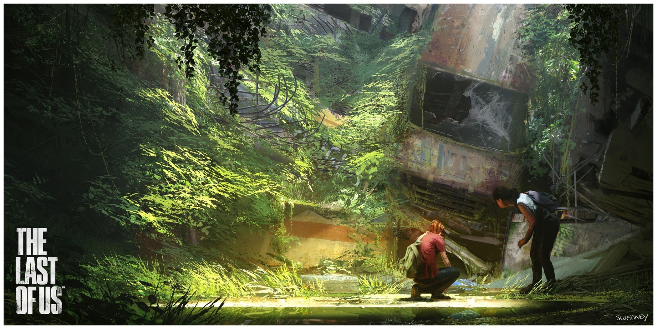 architecture, 1080P, men, The Last of Us, concept art, video games, outdoors, crouching, people, built structure, adult, togetherness, apocalyptic, leisure activity, HD Wallpaper