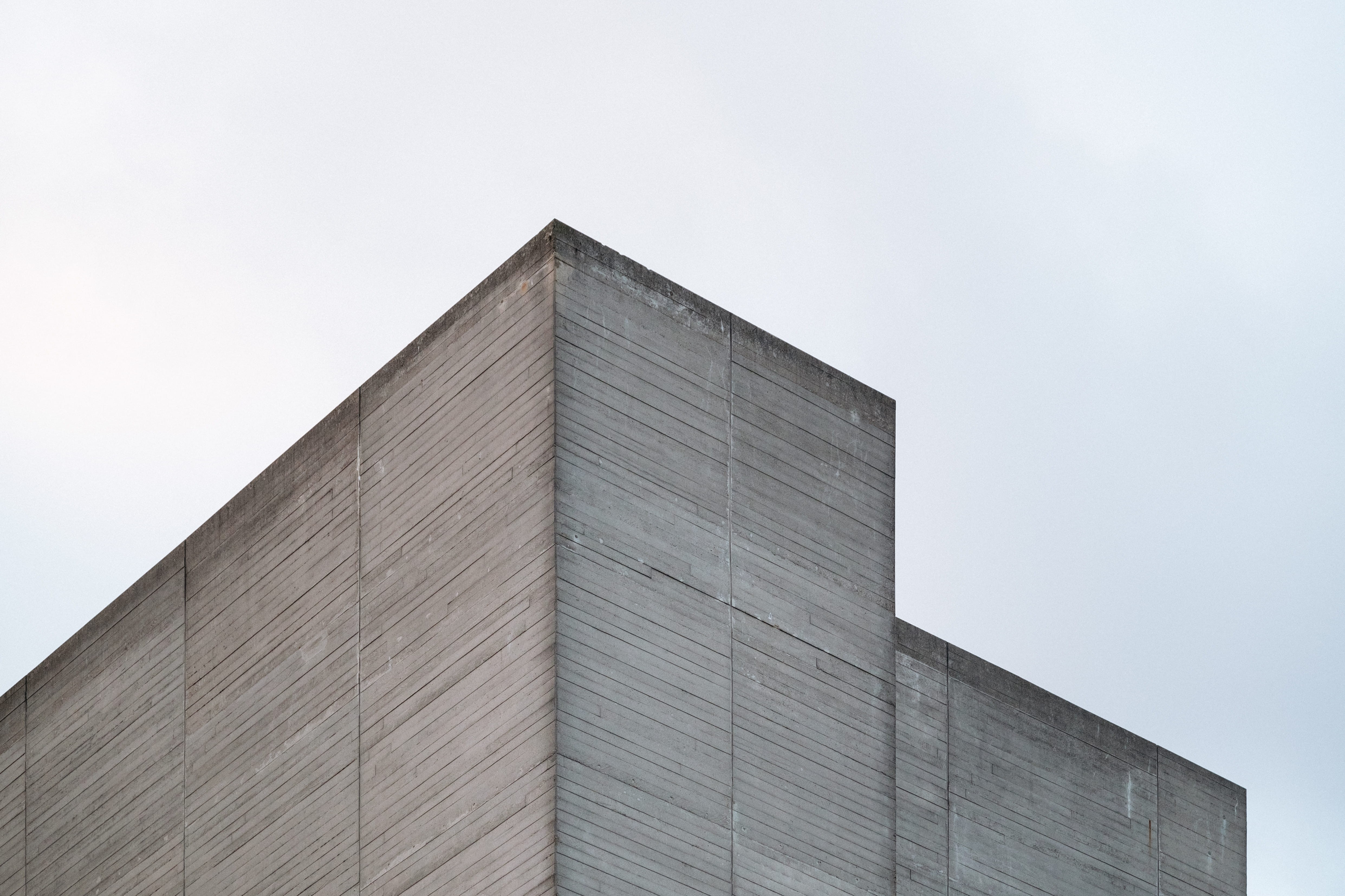 city, outdoors, modern, overcast, geometry, plant, royal national theatre, concrete, built structure, office building exterior, copy space, nature, building, HD Wallpaper