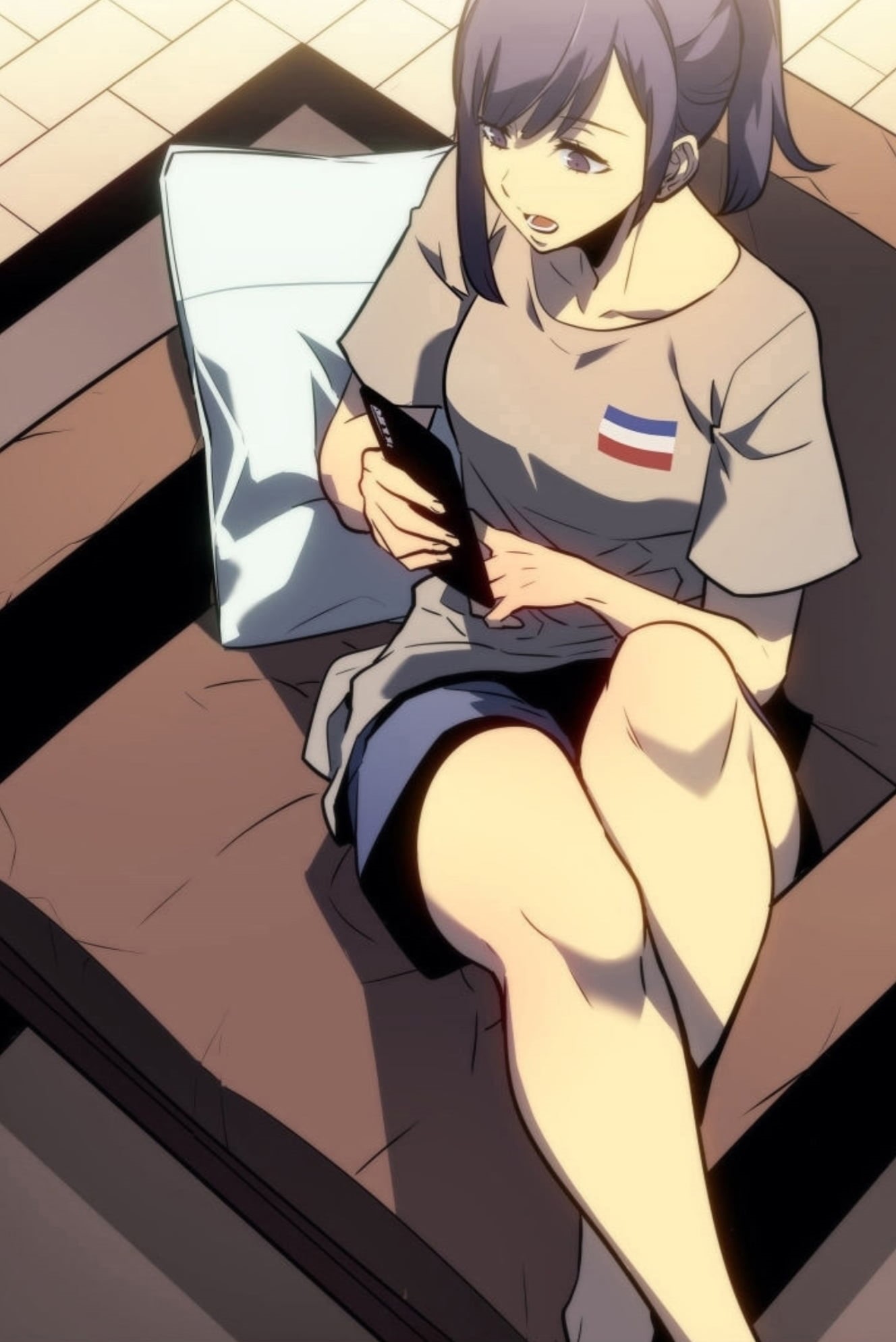 1080P, Solo Leveling, screen shot, manga, Sung Jin Woo, anime girls, anime boys, Phone HD Wallpaper