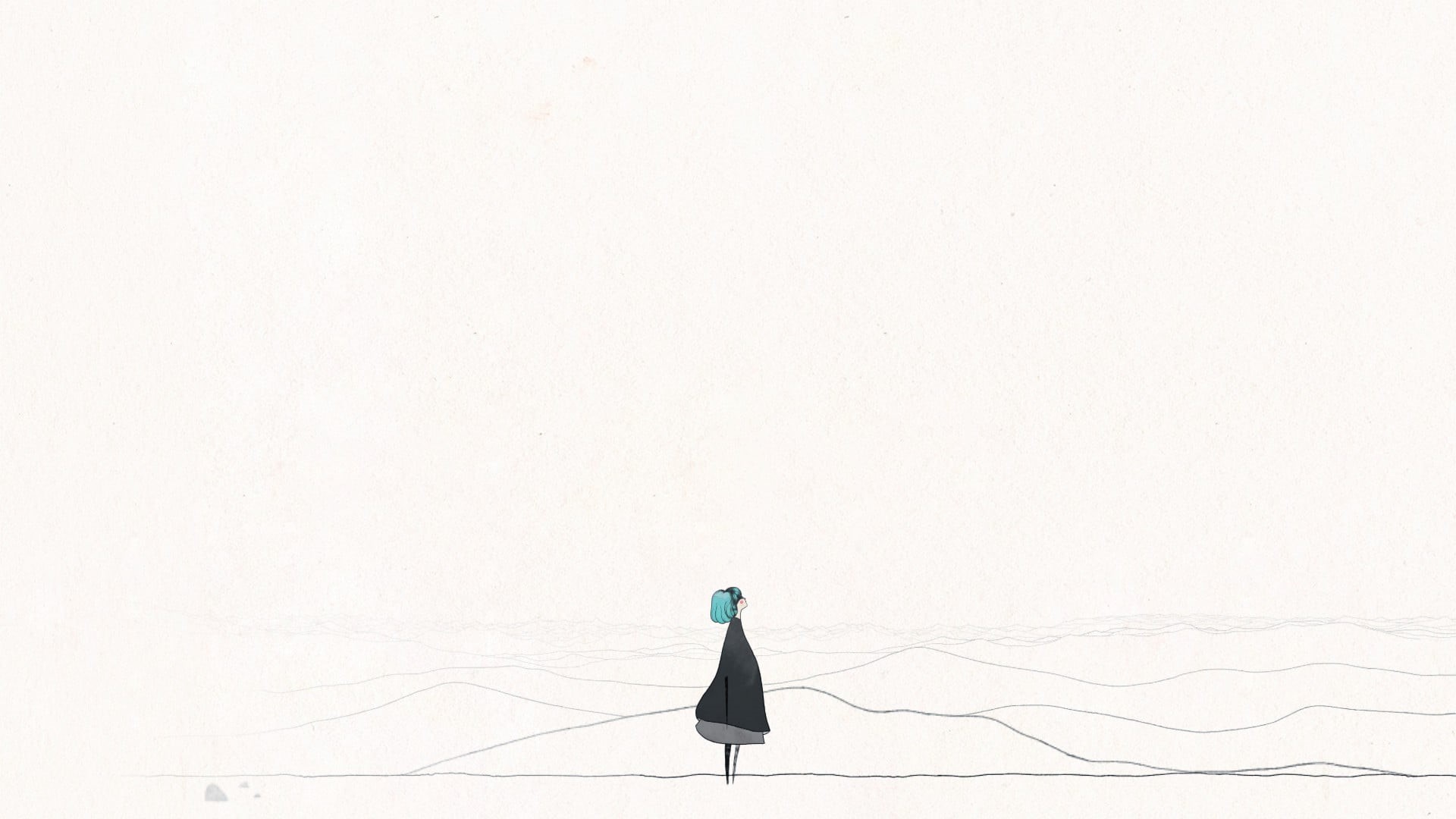 games art, 1080P, Gris (Video Game), minimalism, HD Wallpaper