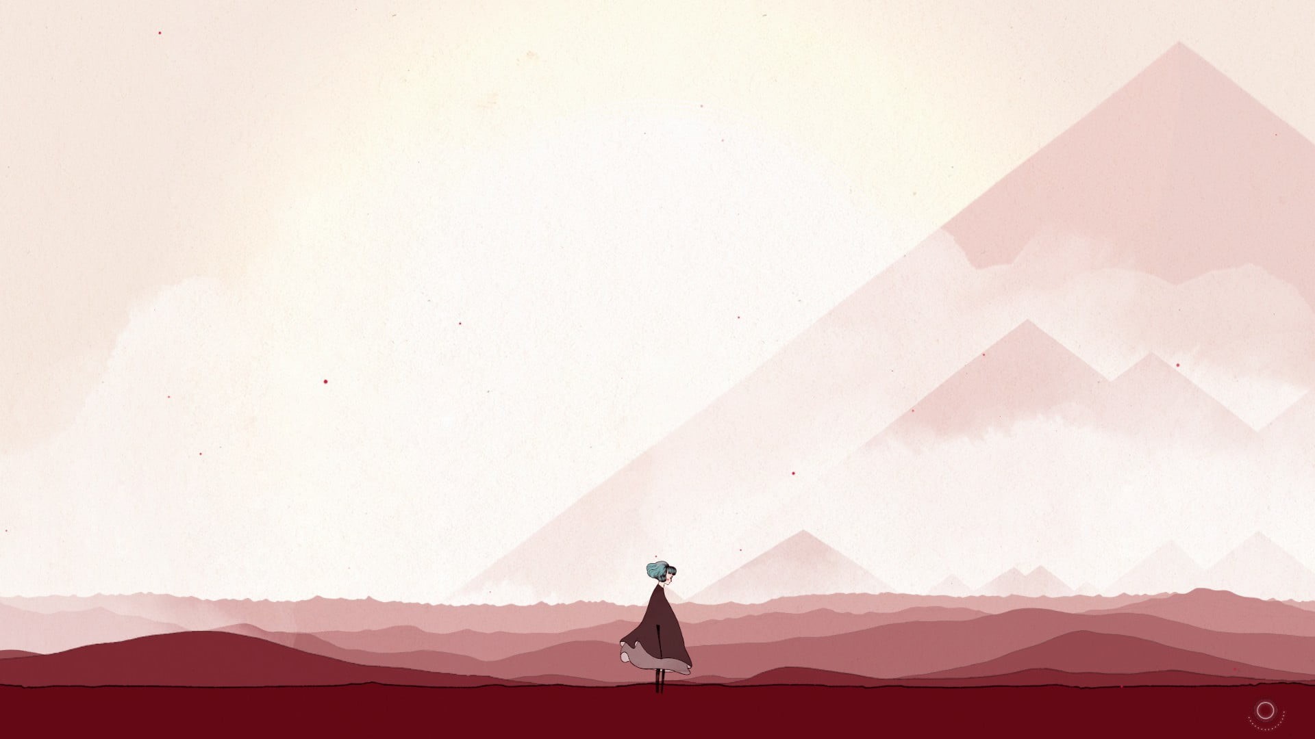 minimalism, 1080P, Gris (Video Game), video game art, HD Wallpaper