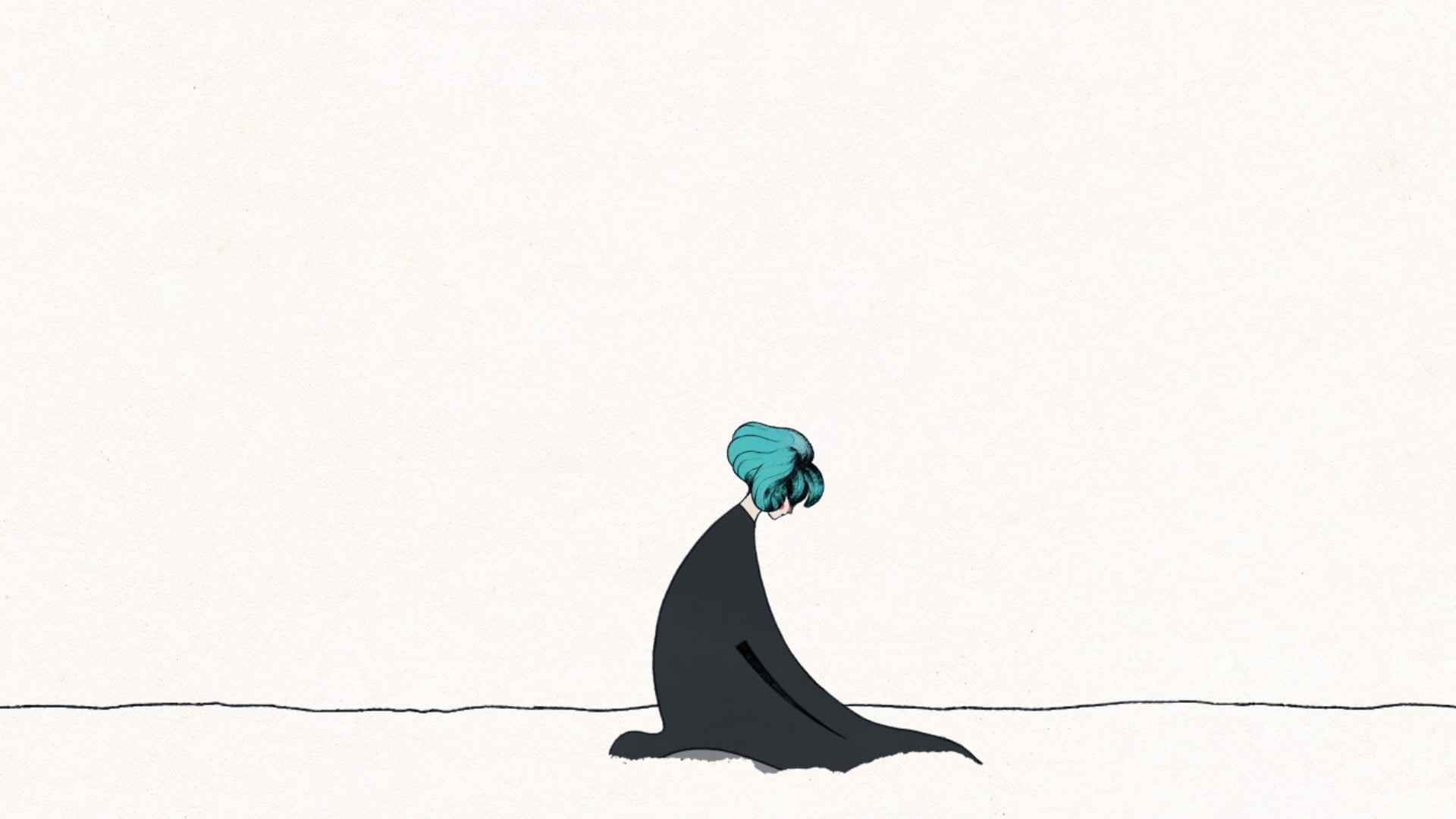 minimalism, 1080P, Gris (Video Game), games art, HD Wallpaper