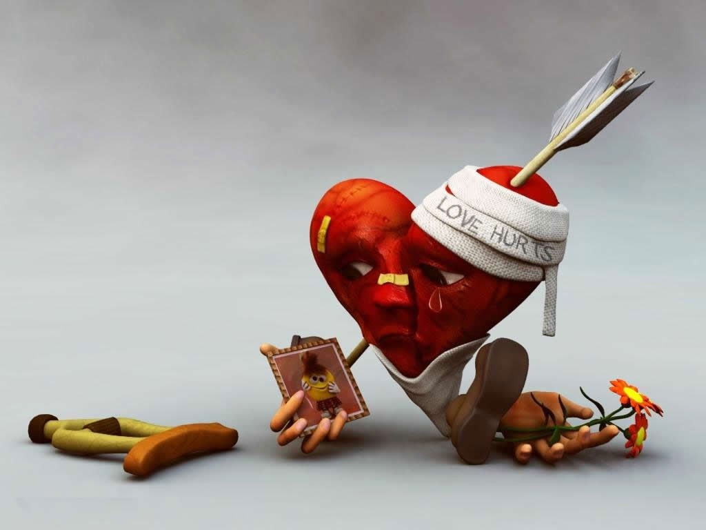 480P, love, broken Heart, sad, cry, HD Wallpaper