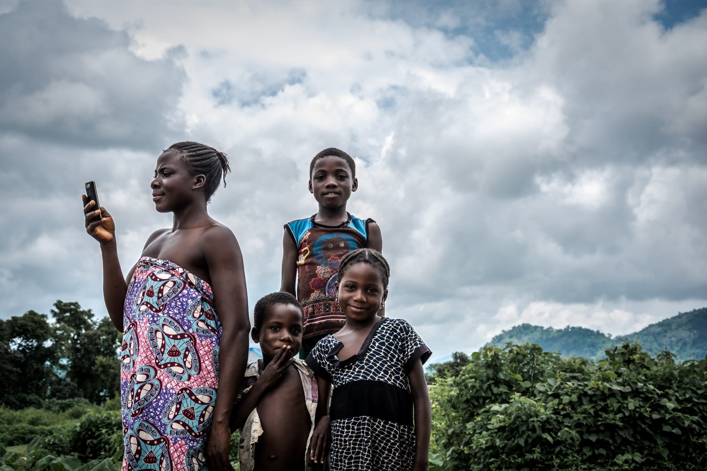 offspring, girls, son, women, love, dress, nigeria, emotion, motherhood, cloud - sky, cute, females, family, girl, boys, wearing, children, child, nature, HD Wallpaper