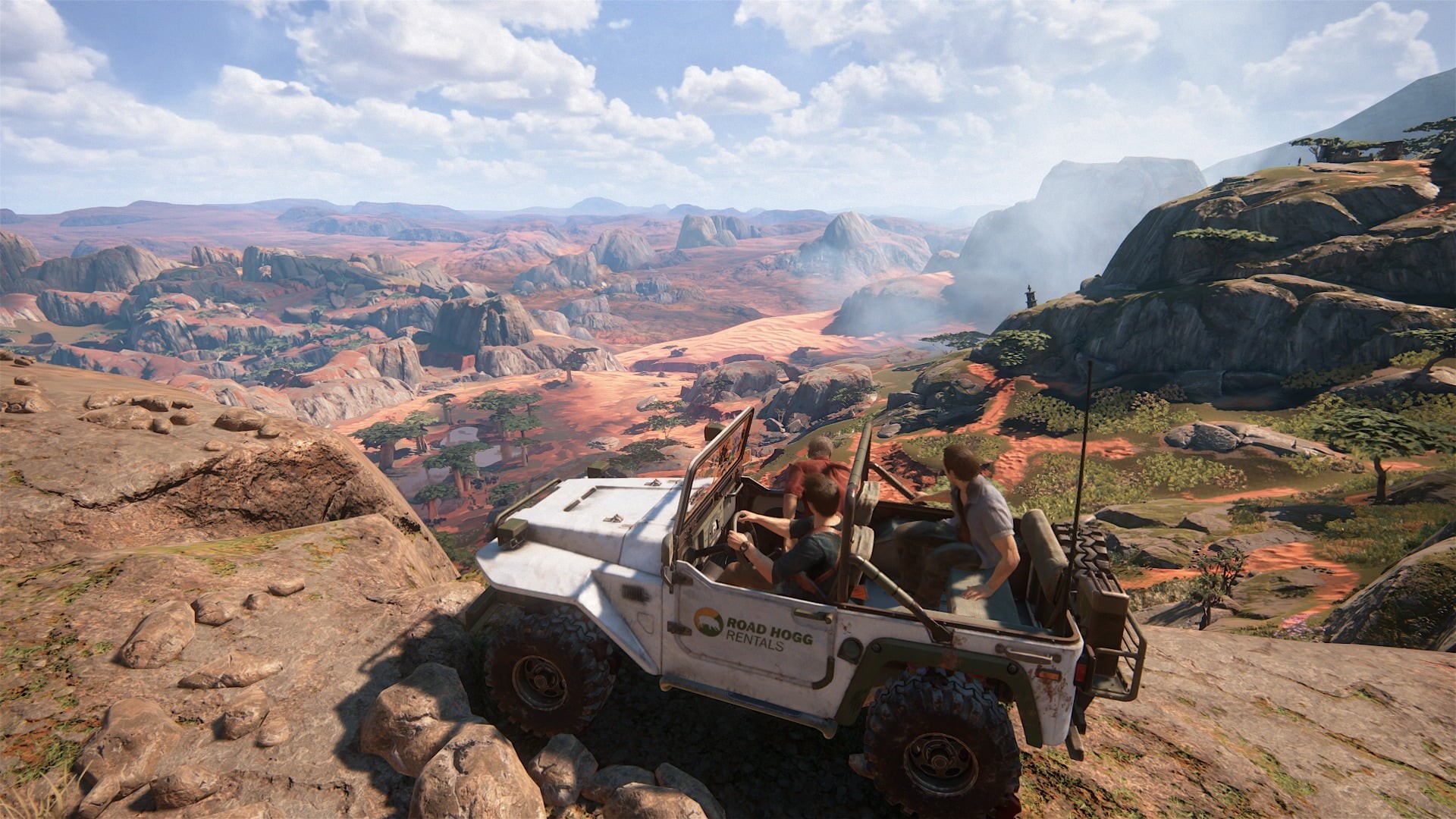 environment, mode of transportation, PlayStation 4, non-urban scene, 1080P, scenics - nature, mountain range, beauty in nature, cloud - sky, car, outdoors, HD Wallpaper
