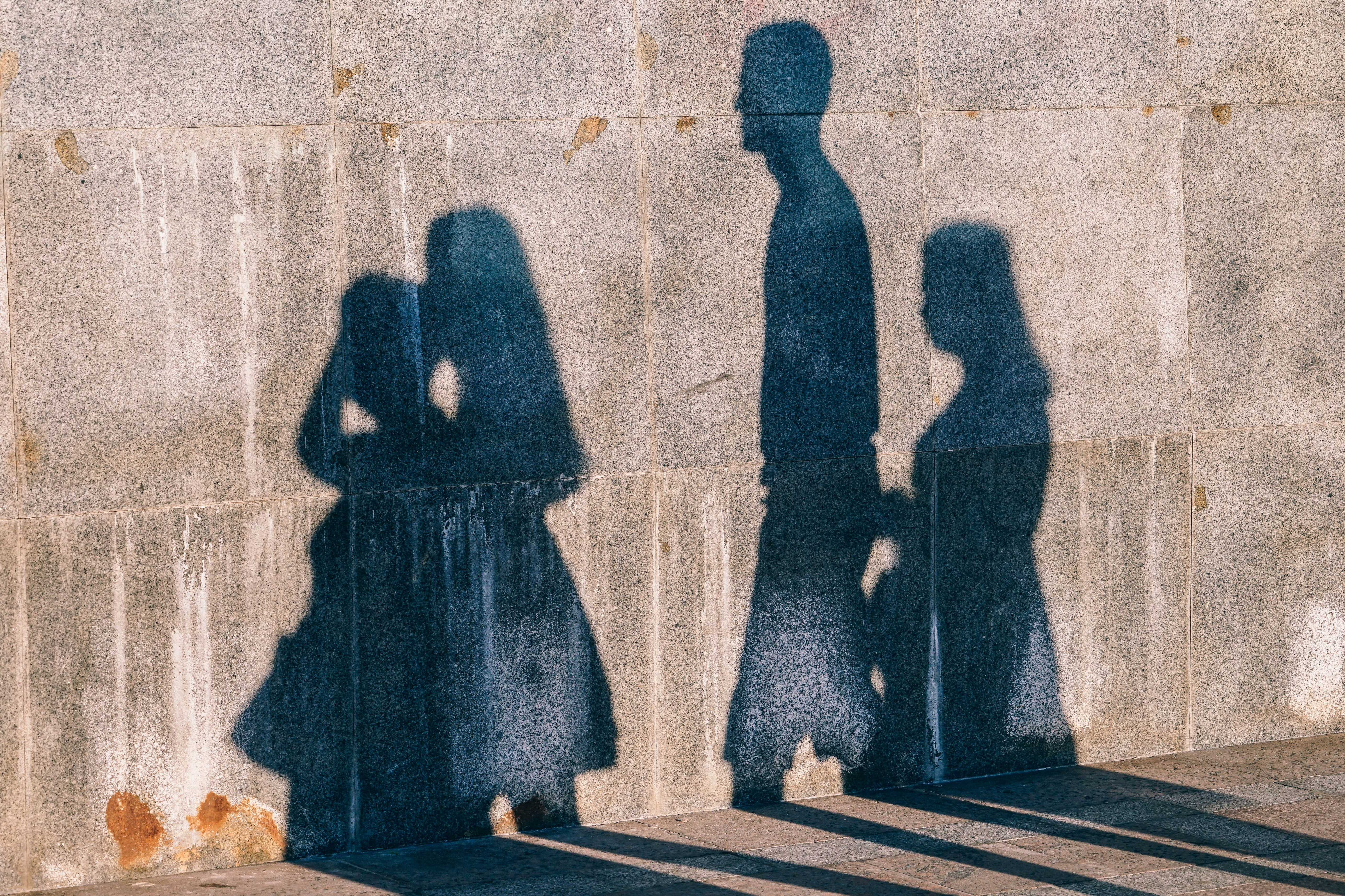 nature, wall - building feature, together, lifestyle, adult, black, walk, view, sidewalk, focus on shadow, light, man, human, leisure activity, person, HD Wallpaper