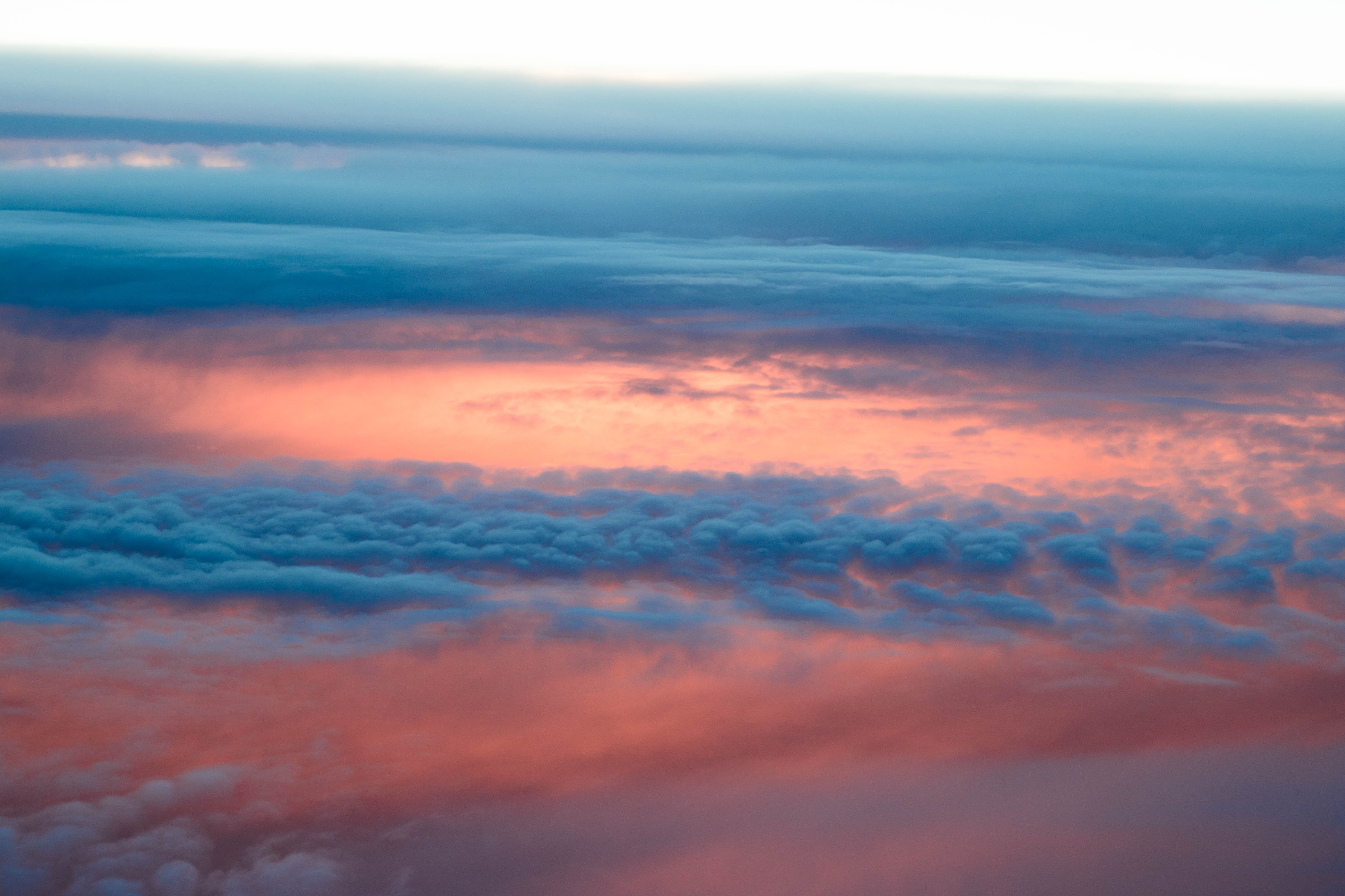 travel, clouds, lane, high up, line, outdoor, color, heaven, sun, horizon, day, meteorology, outdoors, scenics - nature, journey, abstract, scene, cloud, HD Wallpaper