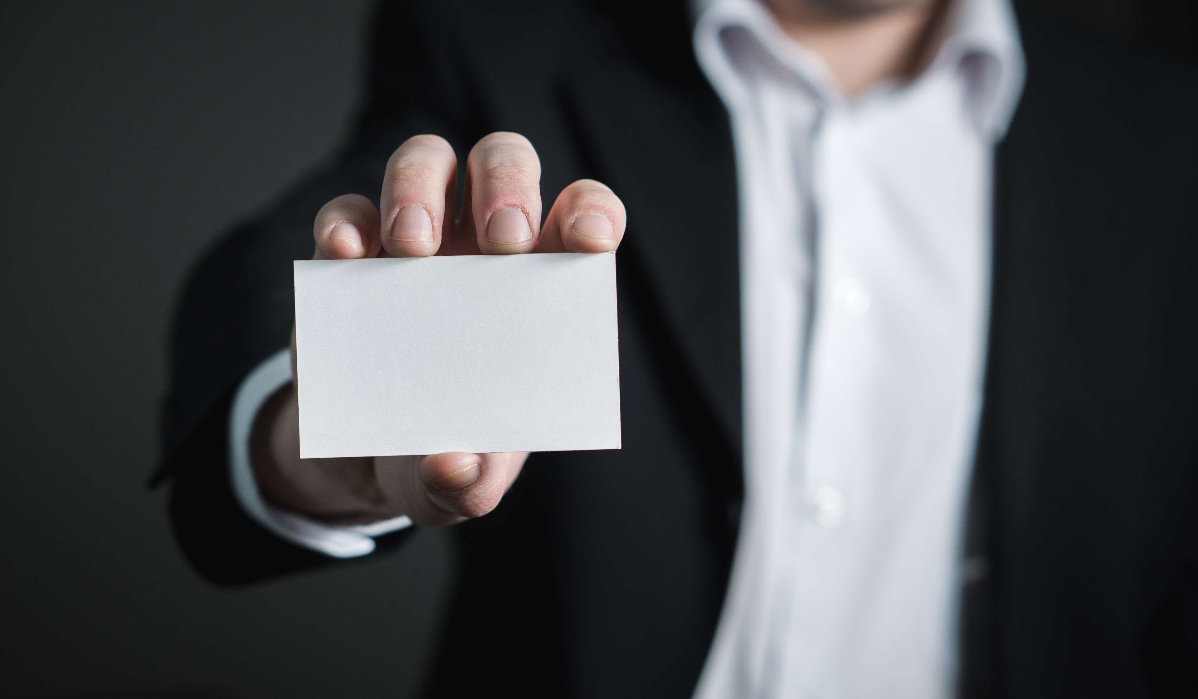 business, business person, blank, copy space, 4K, midsection, paper, person, adult, sign, holding, empty, conceptual, black background, businessman, human body part, HD Wallpaper