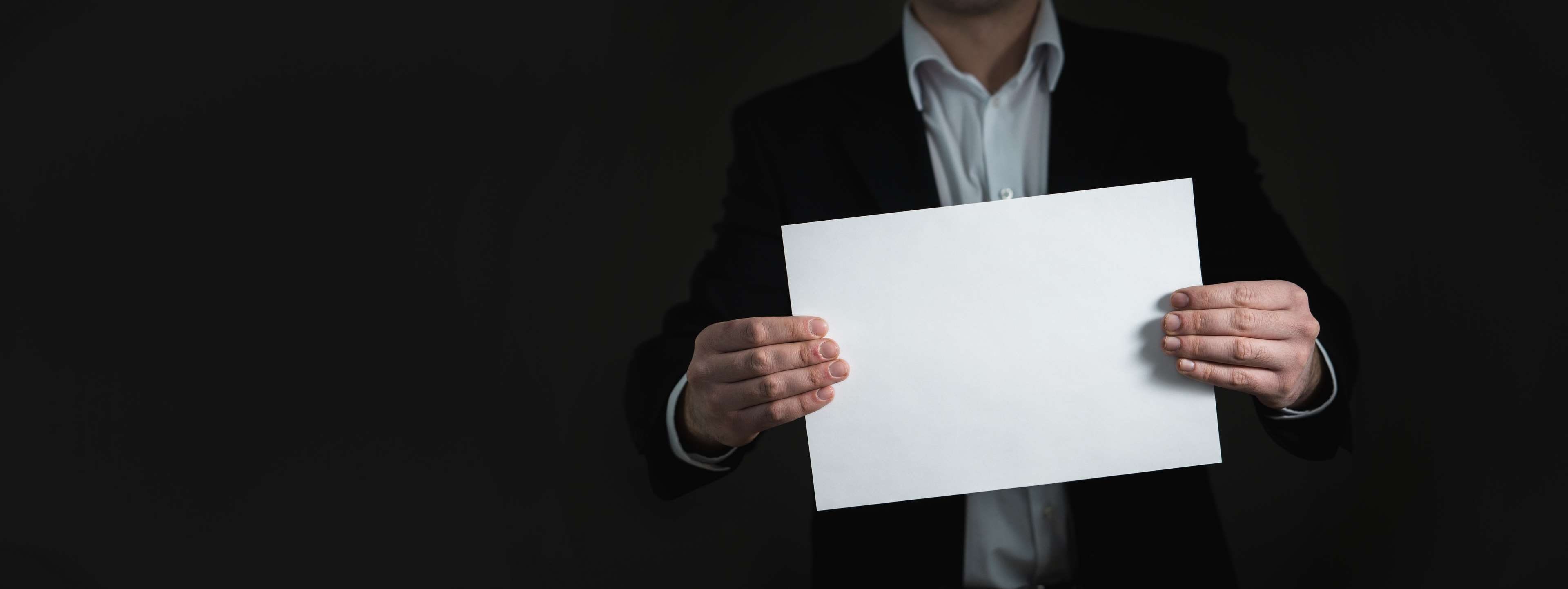 front view, facebook cover, well-dressed, standing, business, copy space, copyspace, suit, hold, one person, business person, businessman, real estate agent, HD Wallpaper