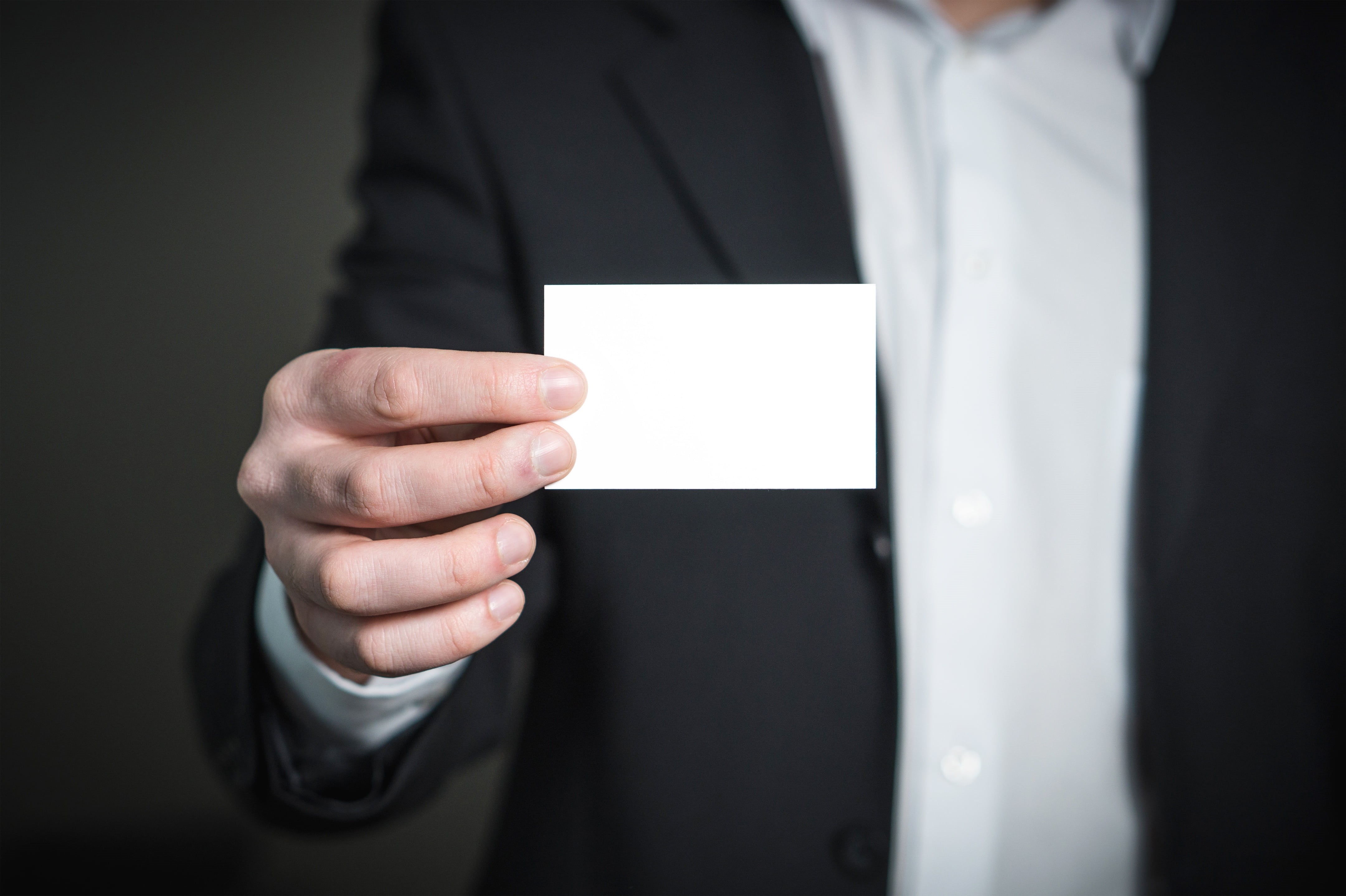 human hand, person, hold, men, people, well-dressed, business card, indoors, real estate agent, badge, holding, adult, blank, human body part, business person, HD Wallpaper