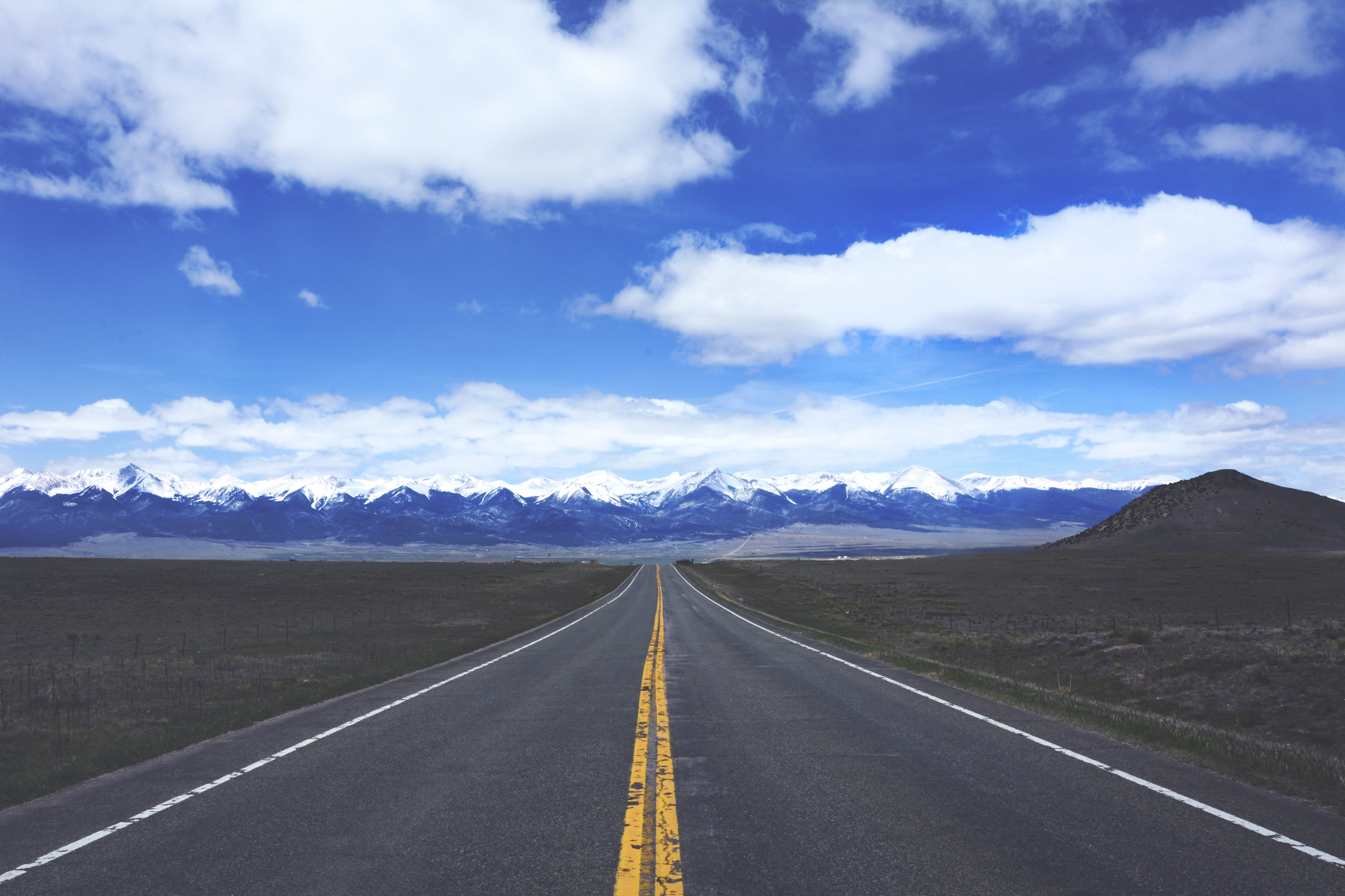 symbol, tranquil scene, sky, clear, the way forward, direction, fields, scenics - nature, transportation, rural, clouds, cloud - sky, diminishing perspective, HD Wallpaper