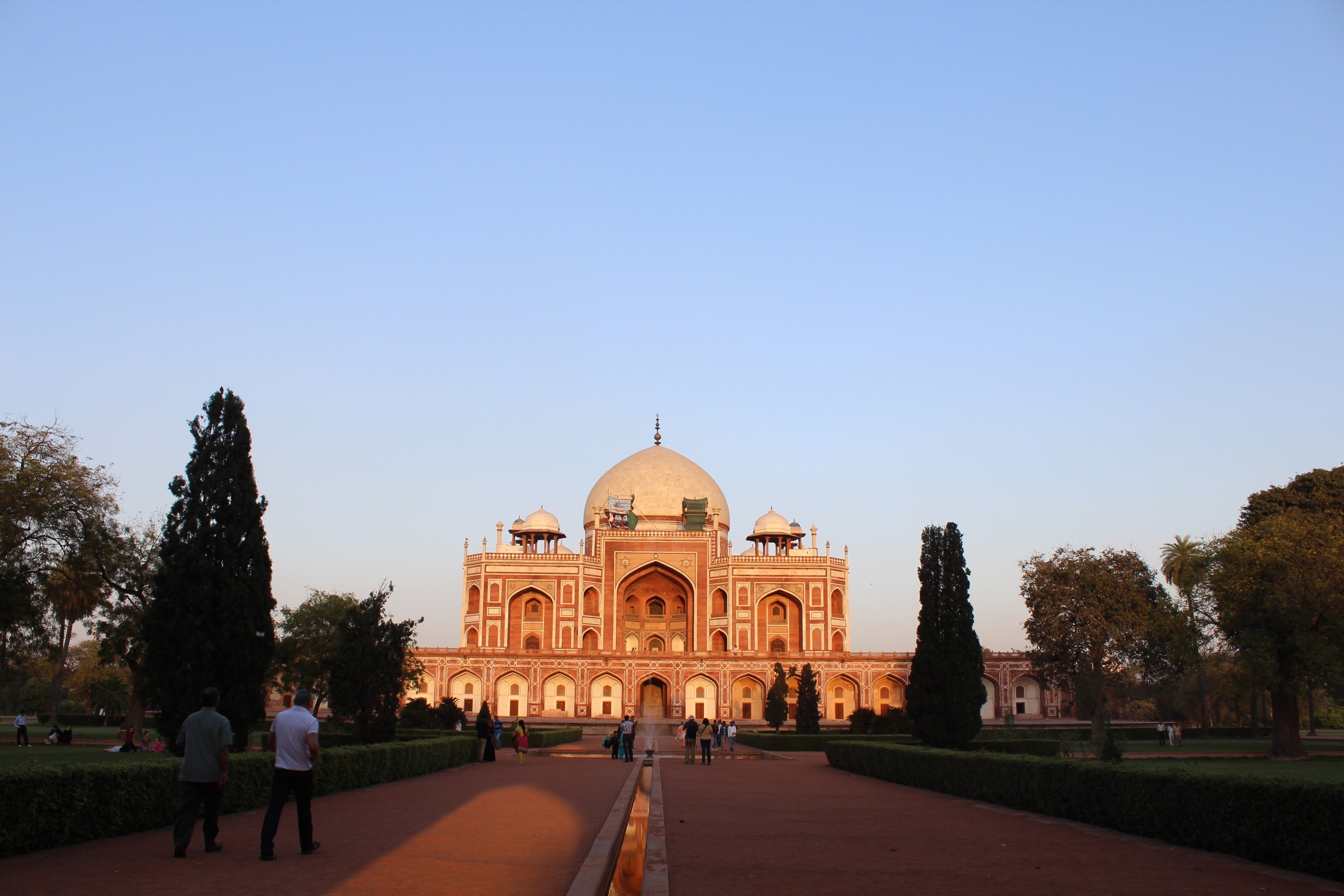 travel, arch, tomb, people, dome, incidental people, nature, indian, the past, group of people, city, day, mughal, travel destinations, monument, clear sky, HD Wallpaper