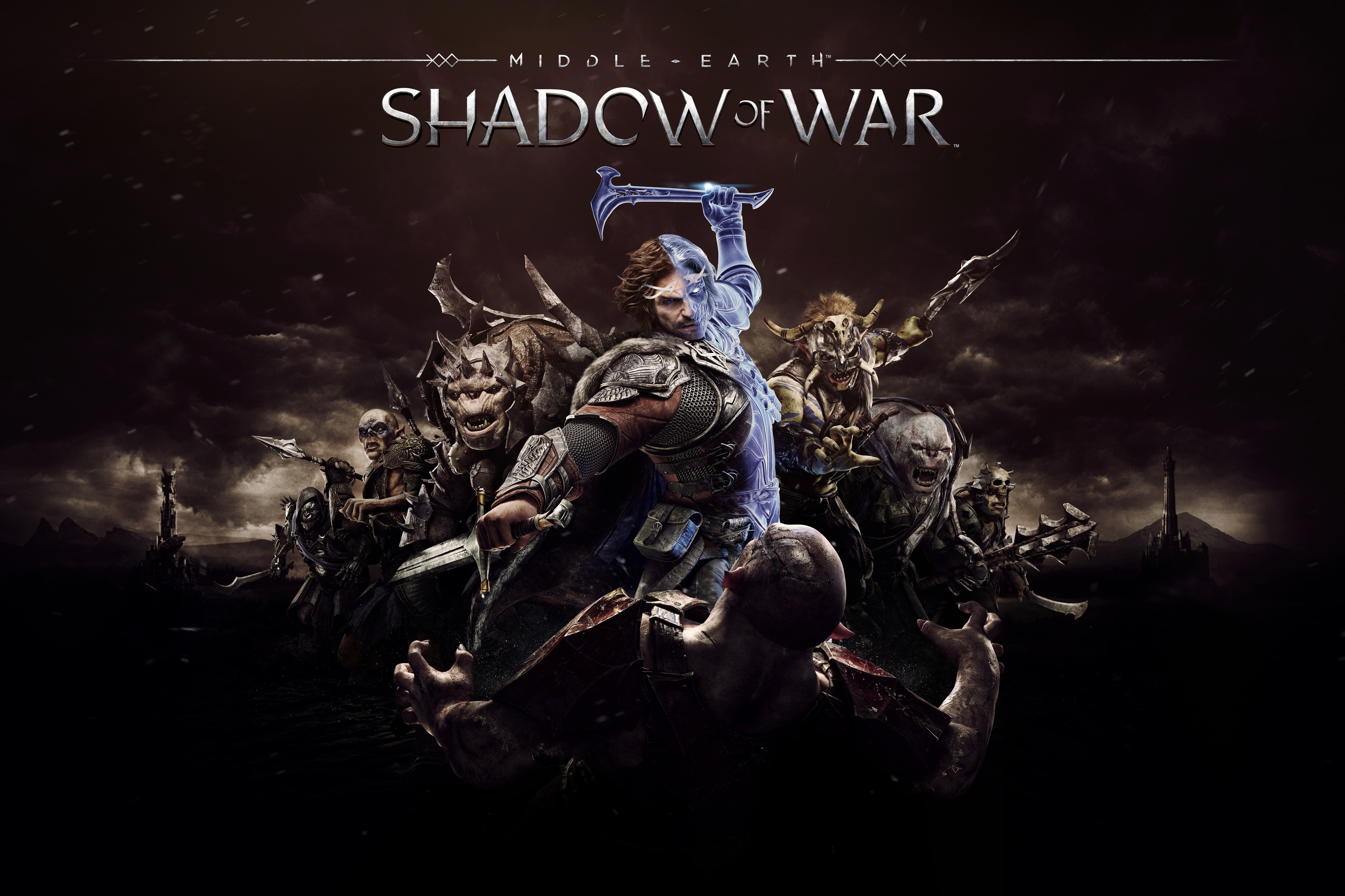 Orcs, Orc, The Lord Of The Rings, Earth: Shadow of War, Earth, 5K, hammer, middle, Talion, video games, Celebrimbor, HD Wallpaper
