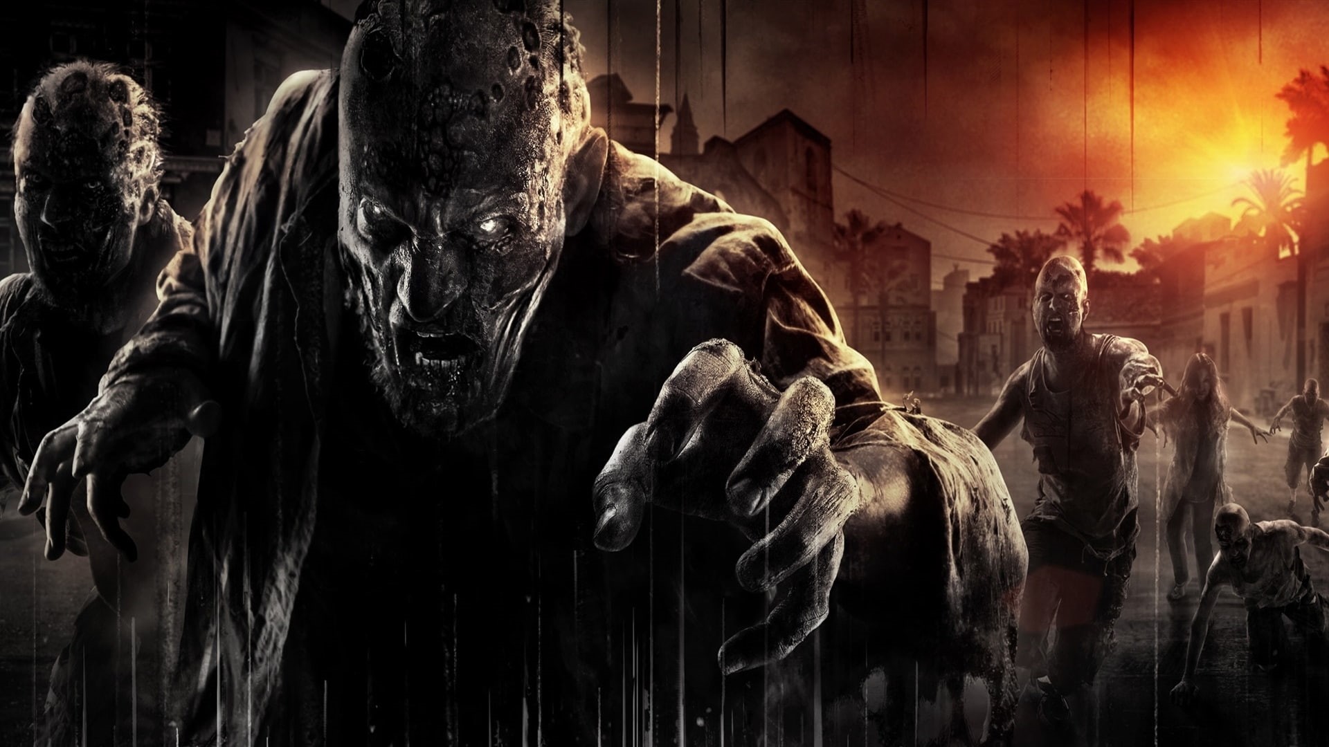 1080P, The situation, Look, Dying Light, Warner Bros. Interactive Entertainment, Home, Techland, Zombies, Sunset, HD Wallpaper