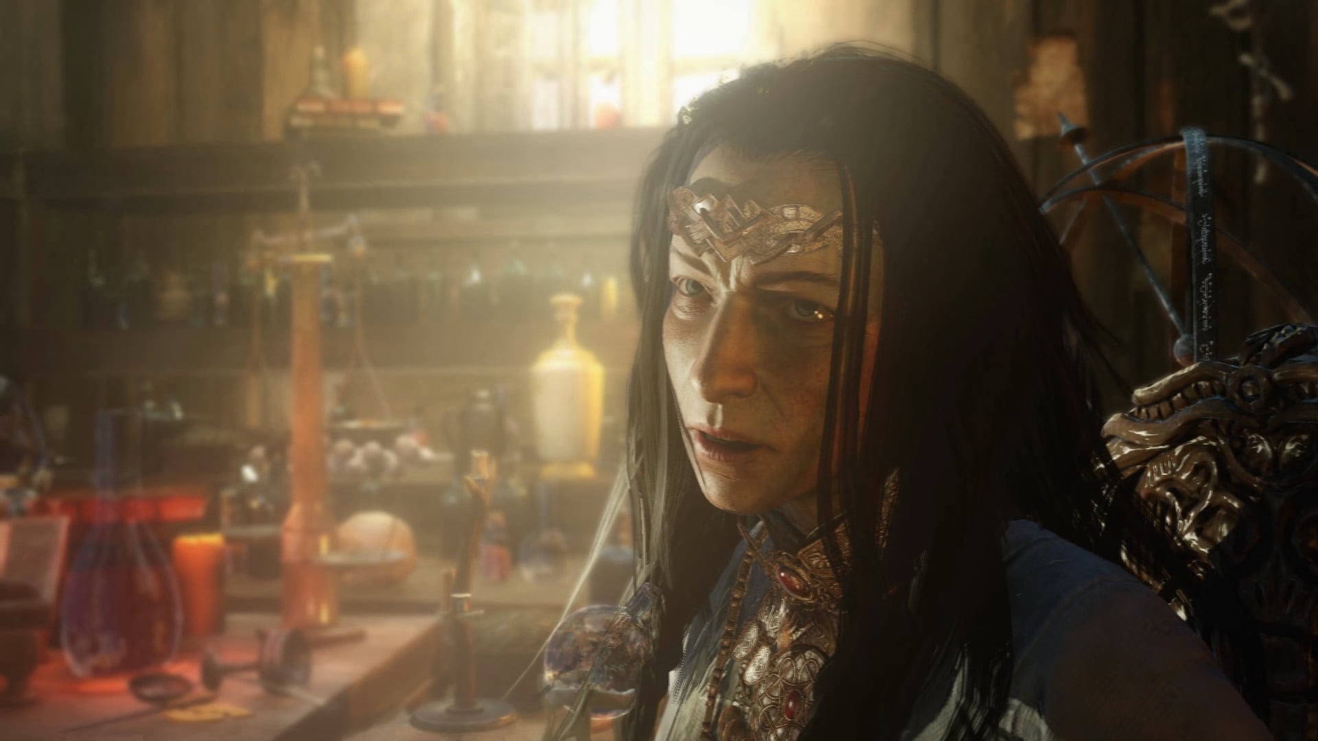 Middle Earth, video games, Marwen (Middle earth), Middle-earth: Shadow of Mordor, 1080P, Monolith Productions, women, screen shot, Marwen, HD Wallpaper