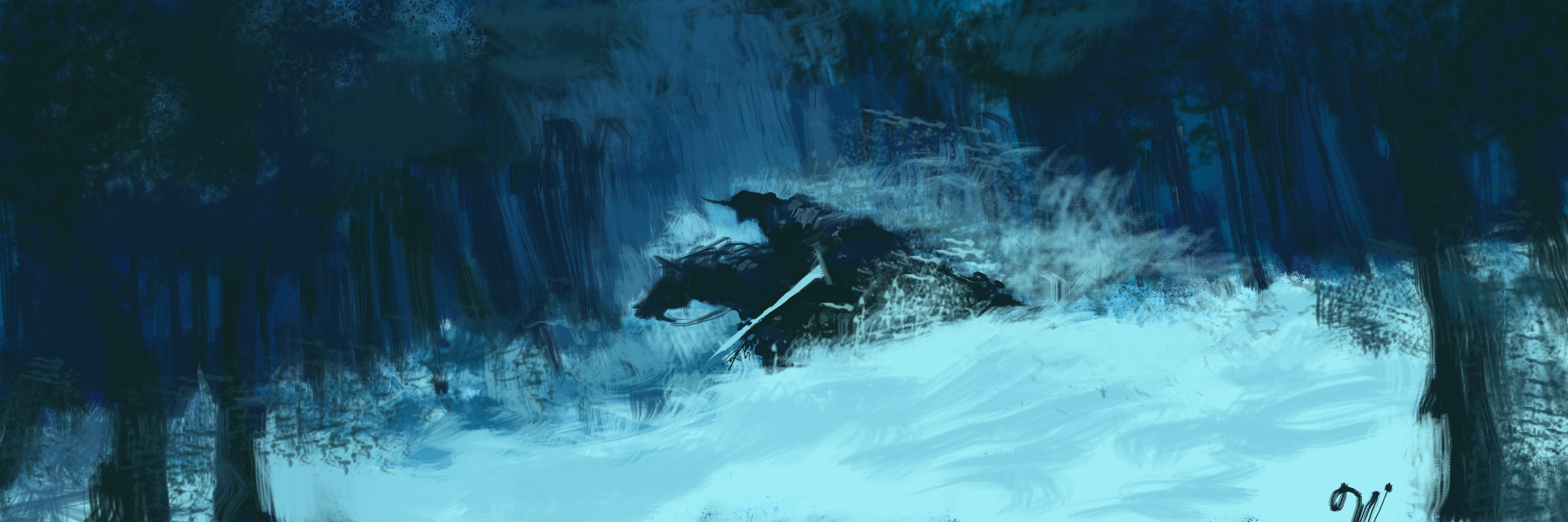 digital art, artwork, Nazgûl, 8K, HD Wallpaper