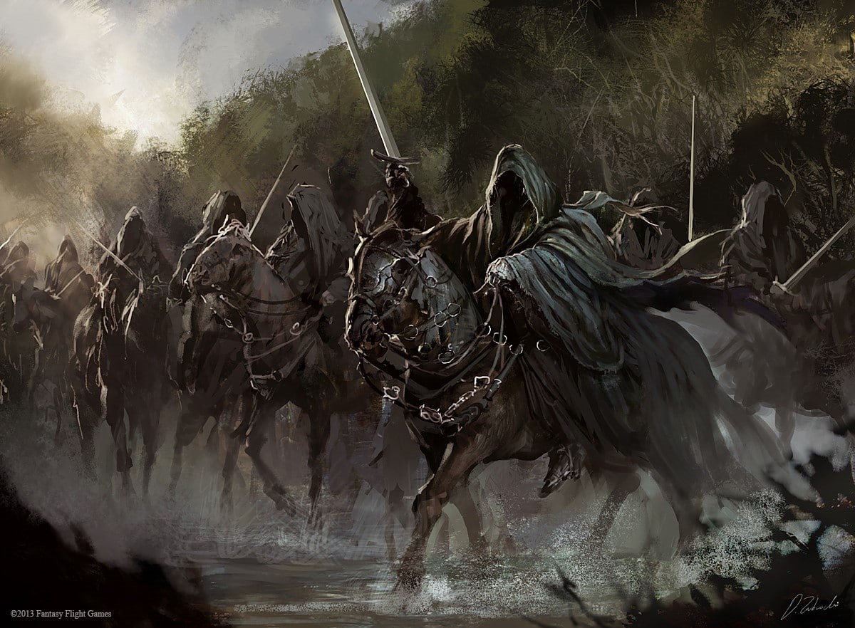The Lord Of The Rings, Concept Art, Nazgûl, 480P, horse, HD Wallpaper